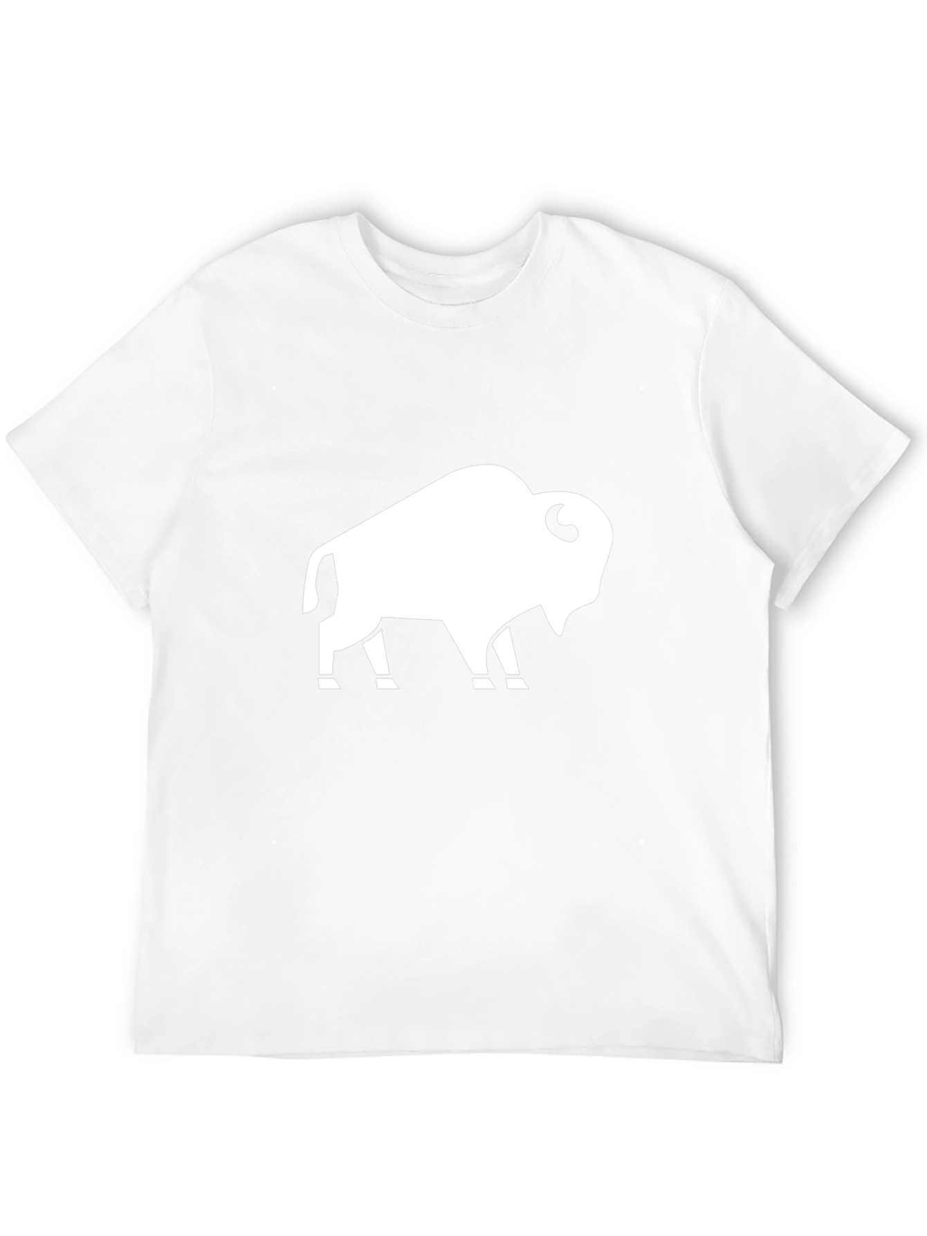 Buffalo Graphic Tee - Black Cotton Casual Shirt