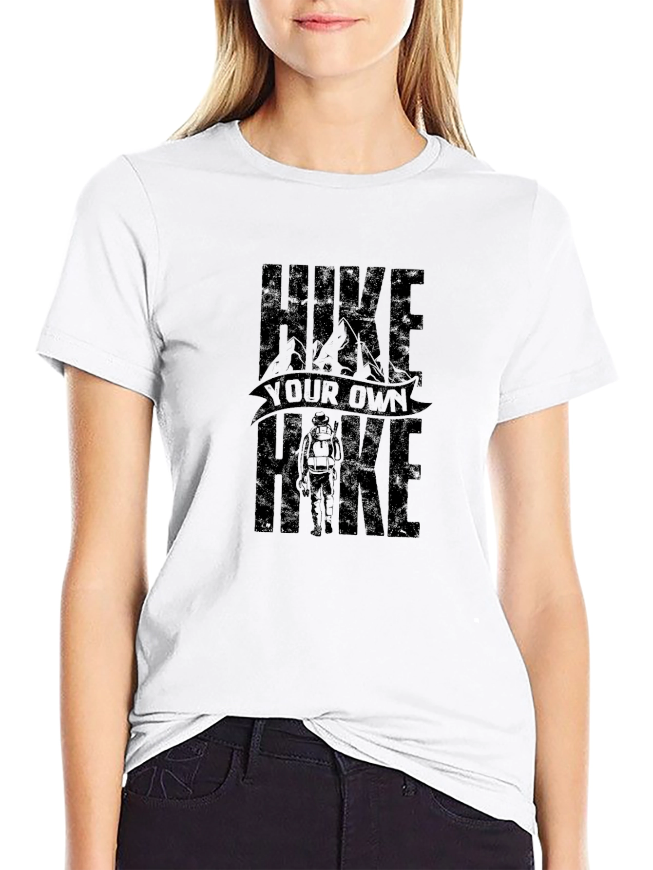 Hike Your Own Hike Black Graphic Tee