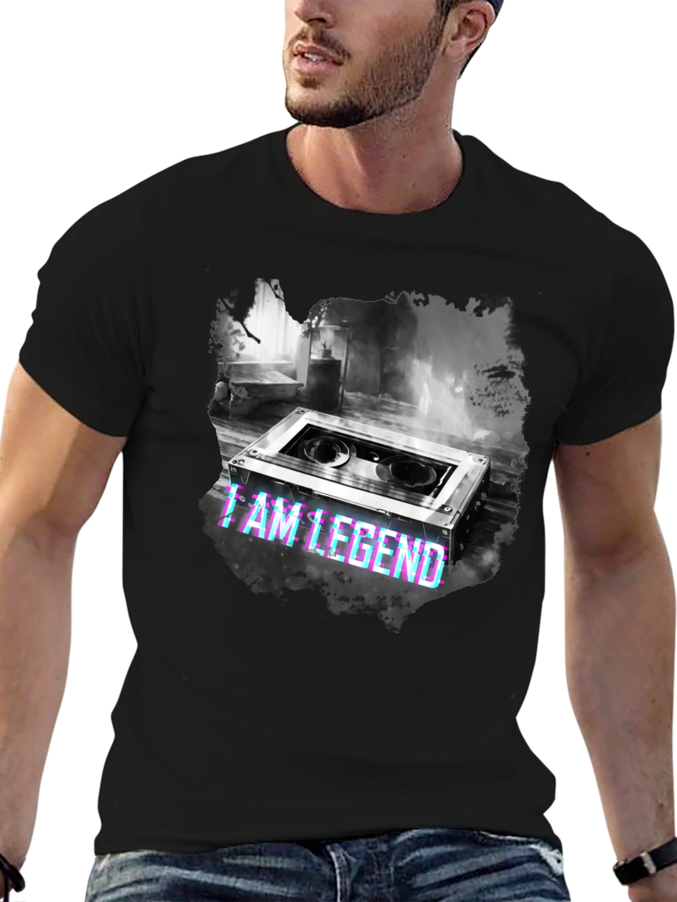 I Am Legend Graphic Tee - Black