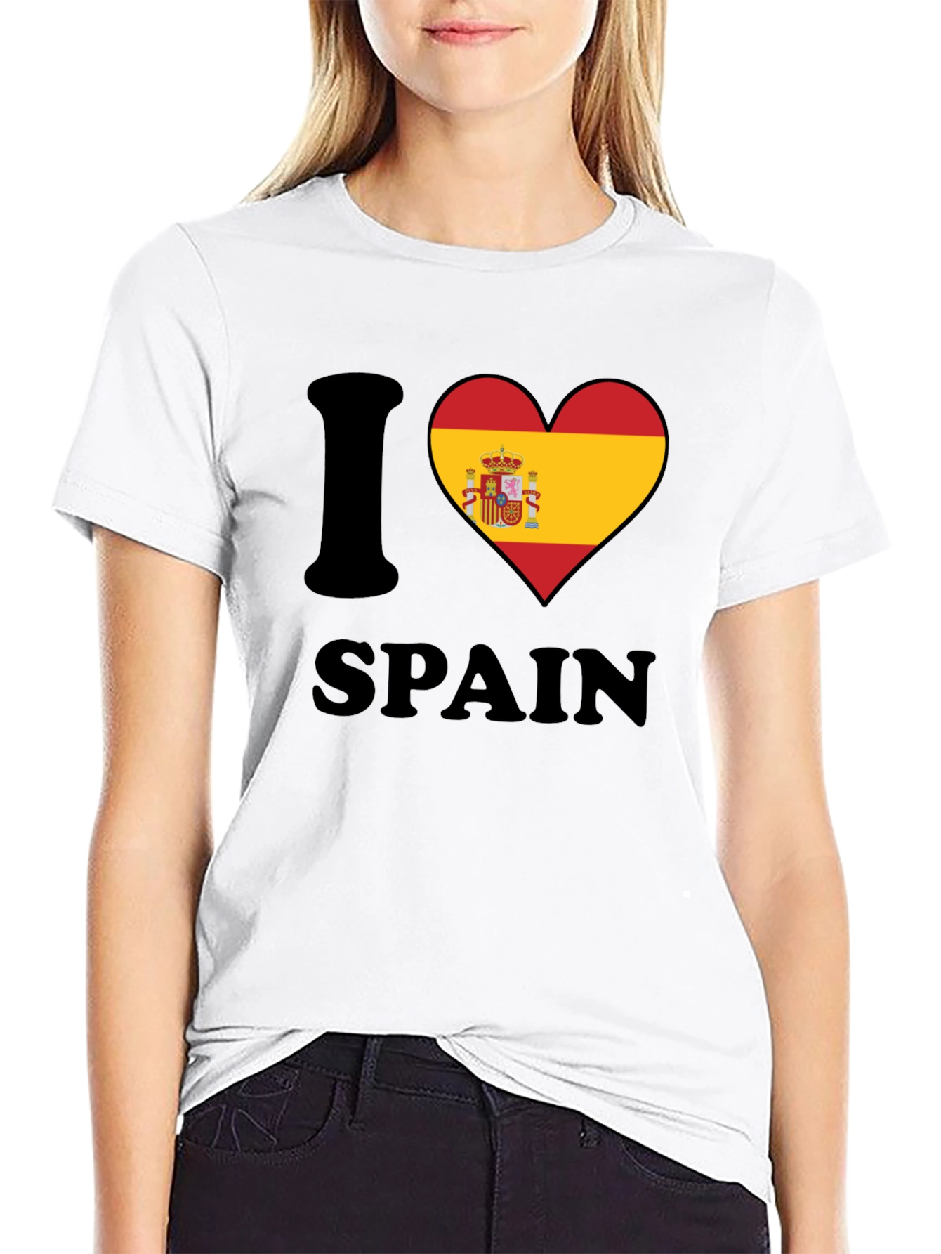 I Heart Spain T-Shirt Novelty Design