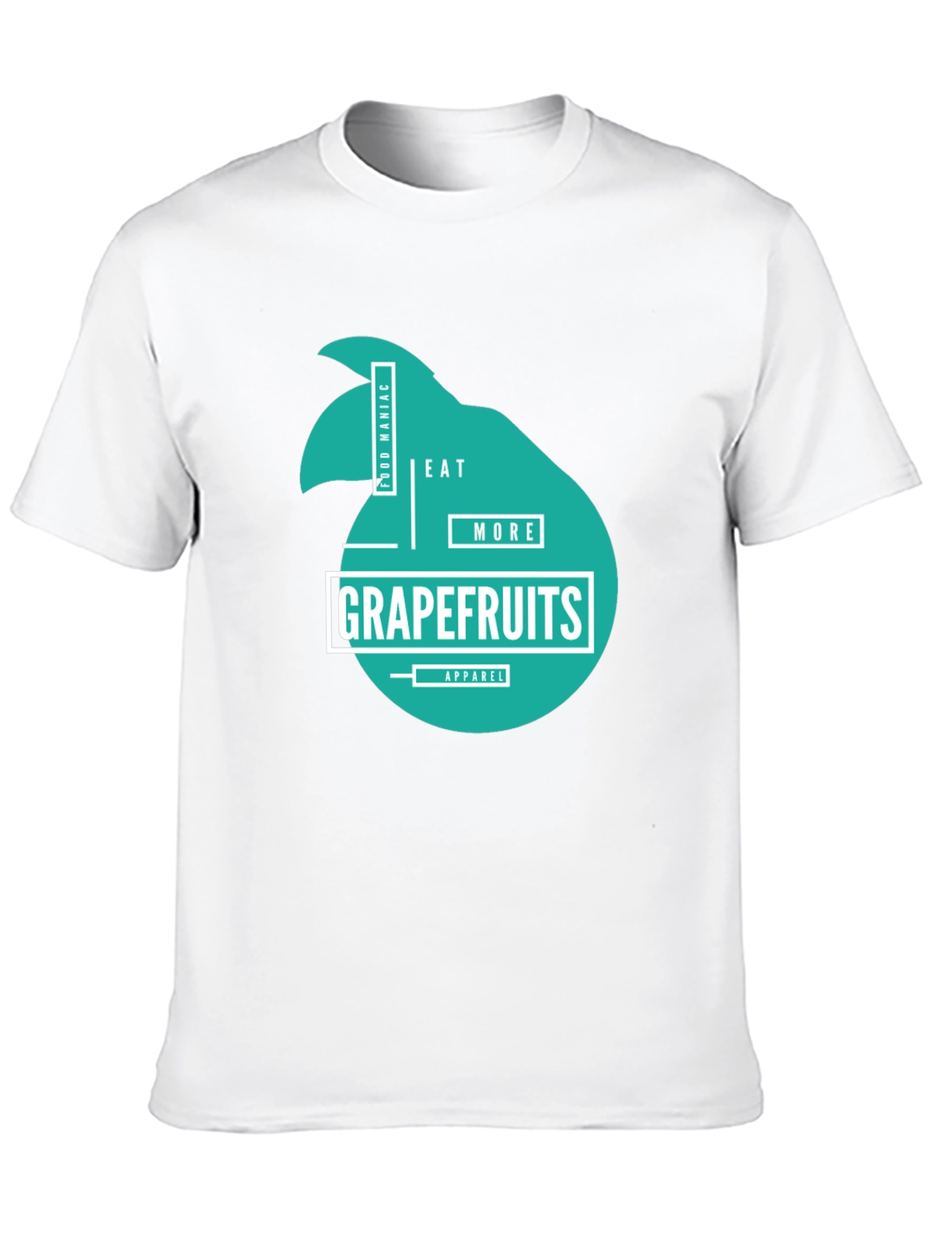 Eat More Grapefruits Black T-Shirt