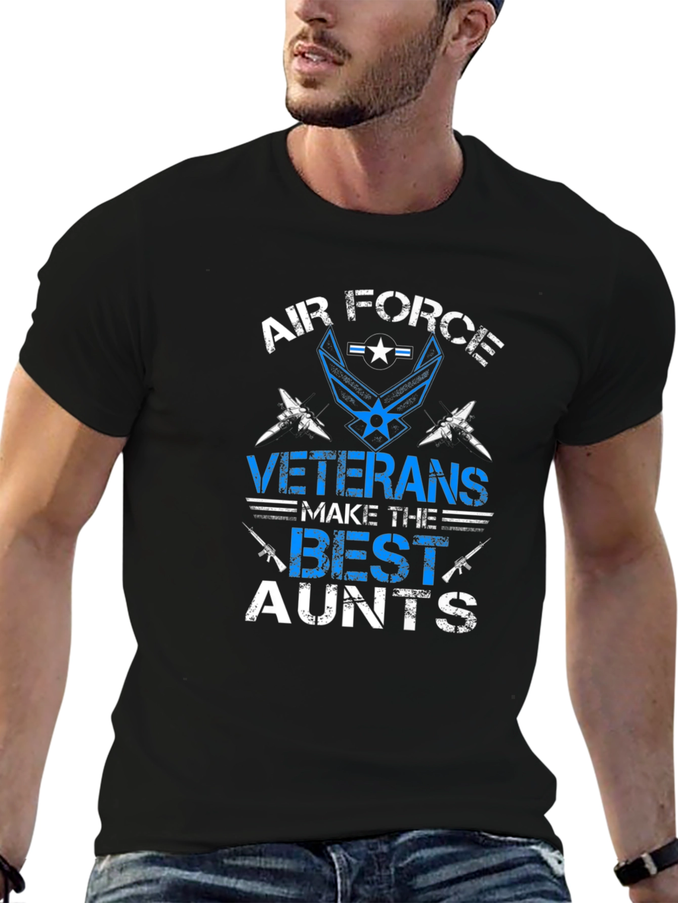 Air Force Veteran Aunt T-Shirt - Best Aunts