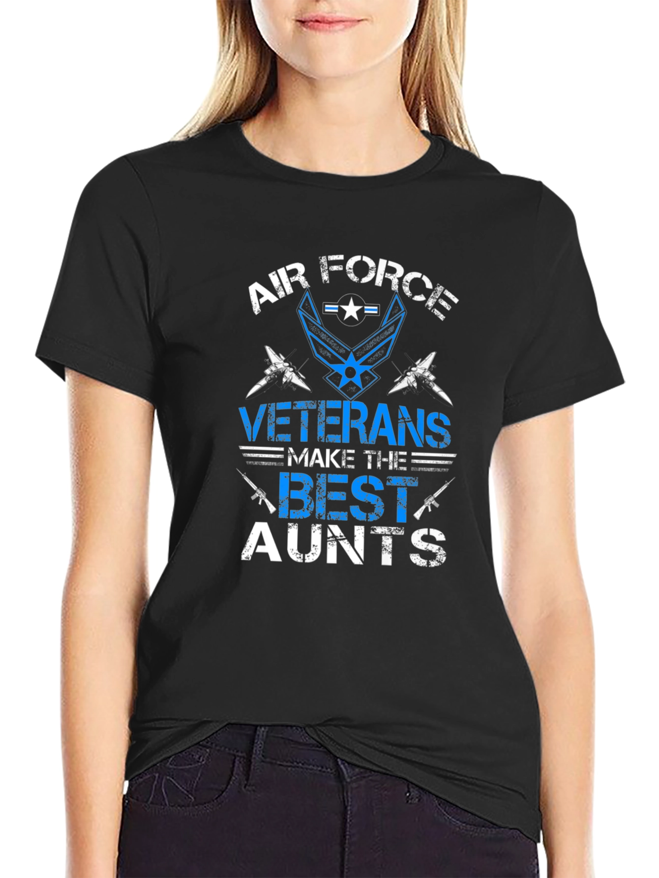 Air Force Veteran Aunt T-Shirt - Best Aunts