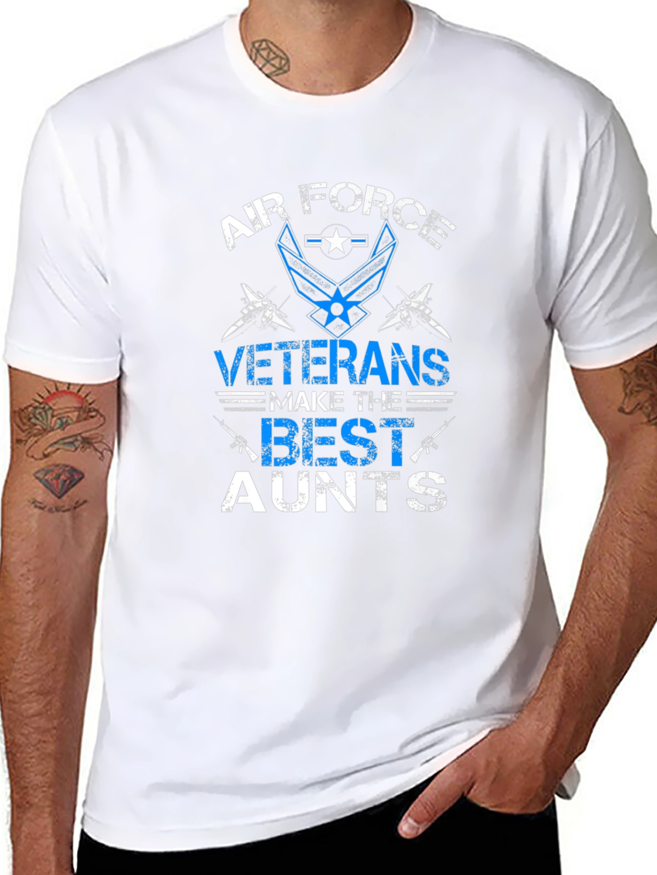 Air Force Veteran Aunt T-Shirt - Best Aunts