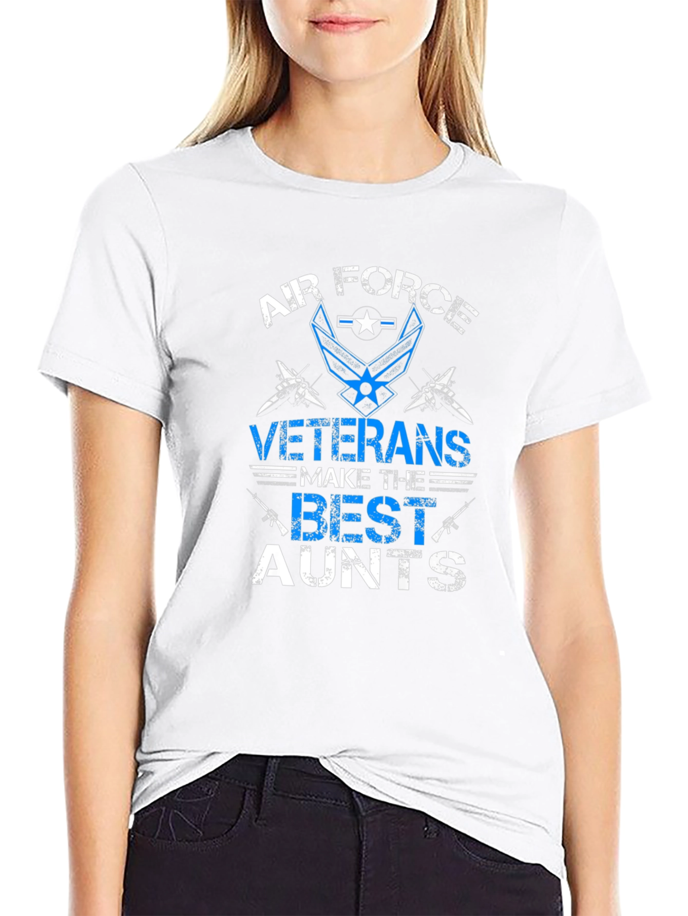Air Force Veteran Aunt T-Shirt - Best Aunts