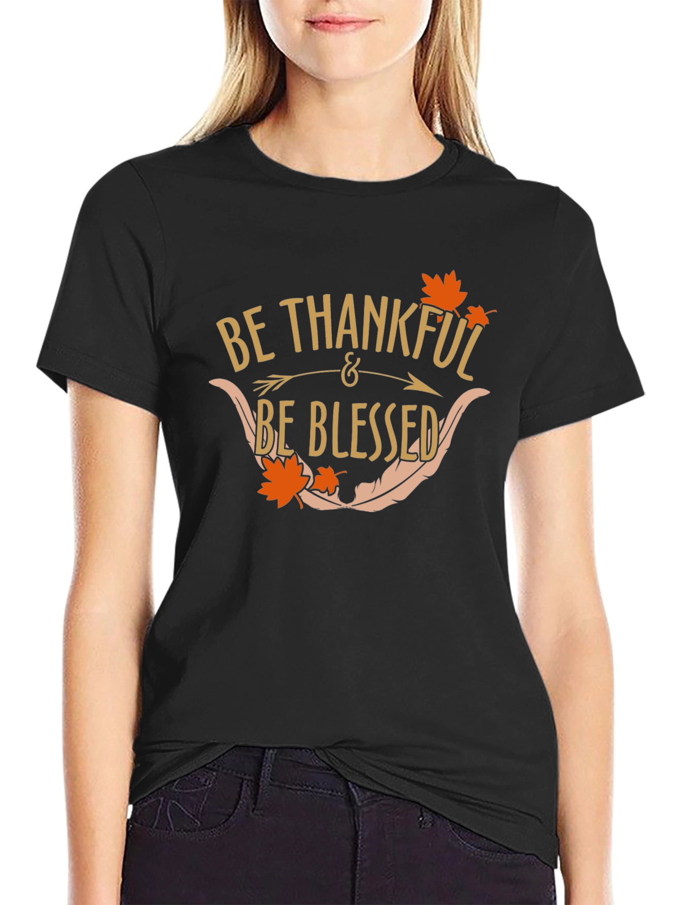 Be Thankful & Blessed Graphic Tee