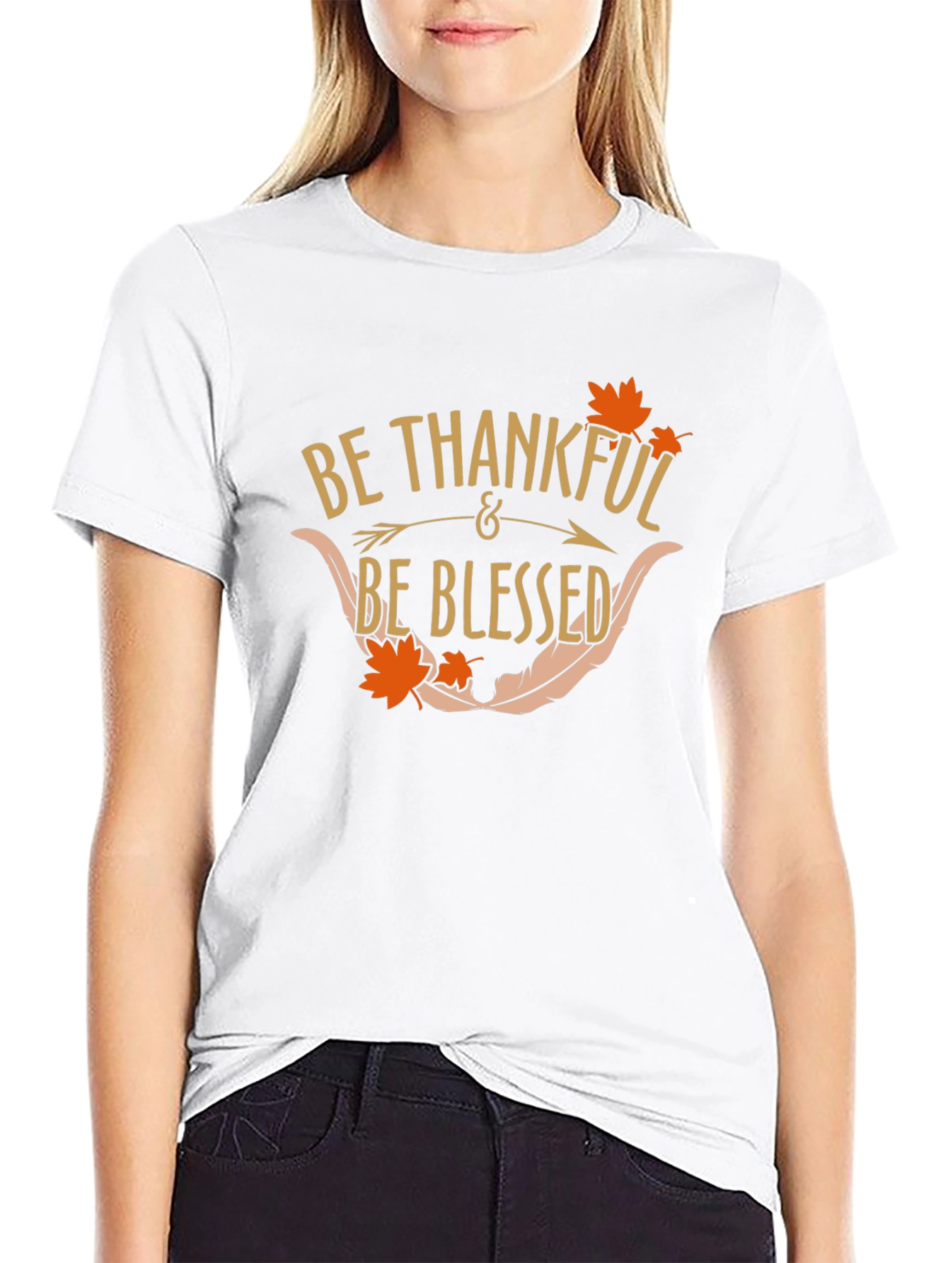 Be Thankful & Blessed Graphic Tee