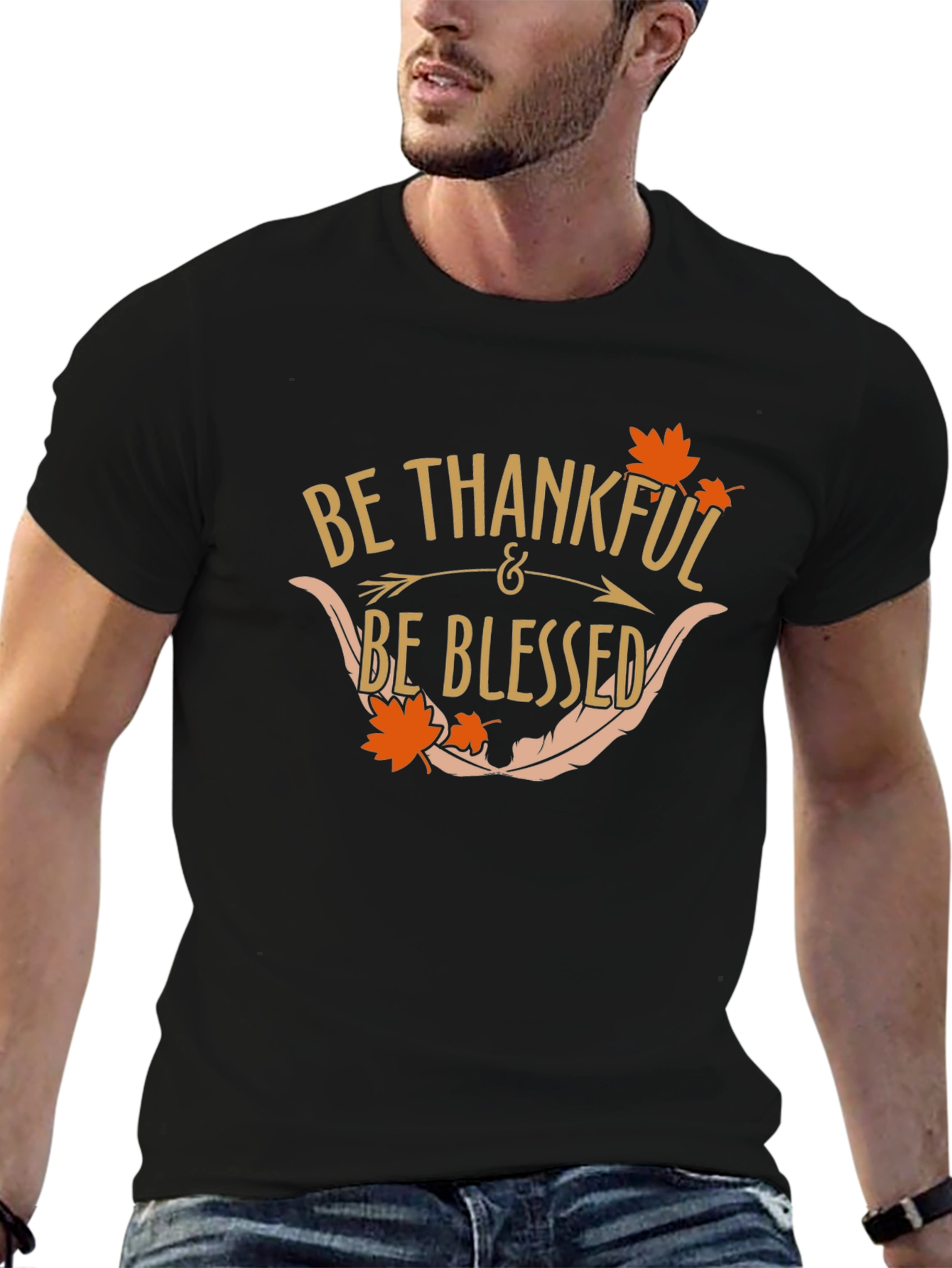 Be Thankful & Blessed Graphic Tee