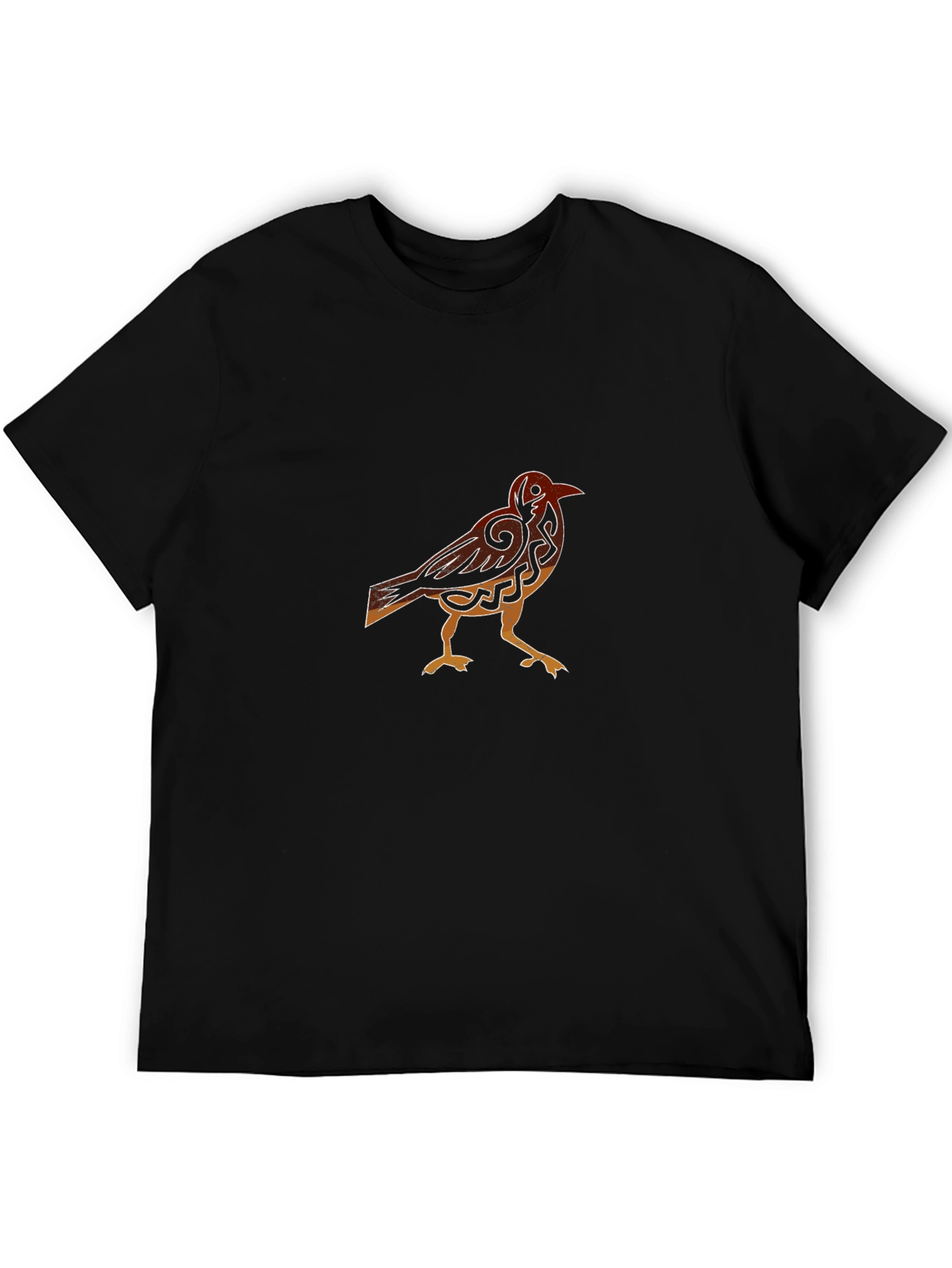 Celtic Raven Graphic Tee - Black