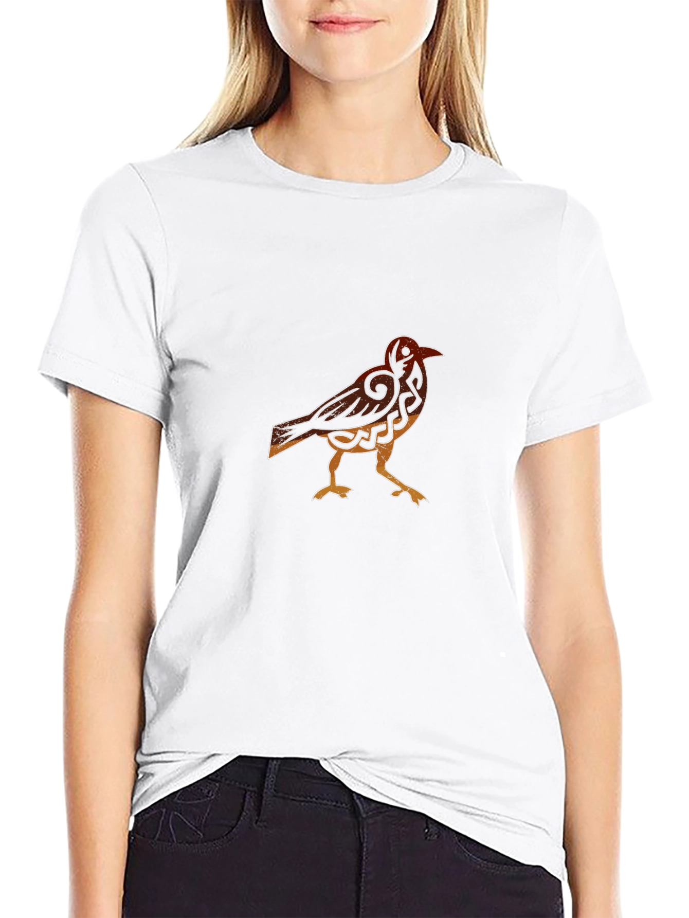 Celtic Raven Graphic Tee - Black