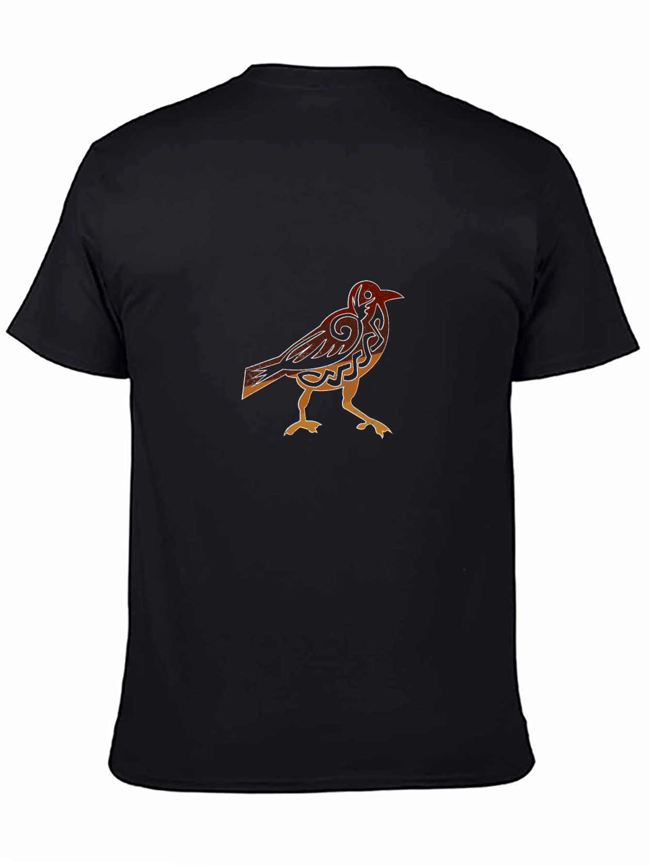 Celtic Raven Graphic Tee - Black
