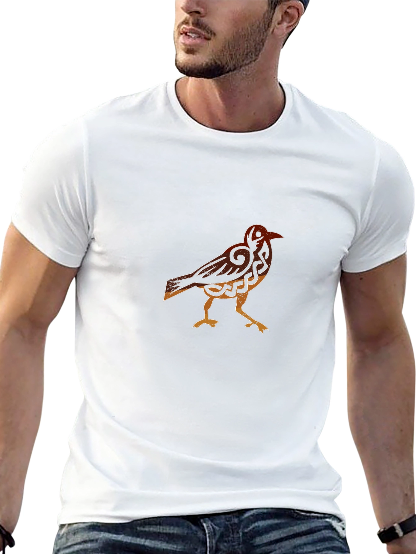 Celtic Raven Graphic Tee - Black