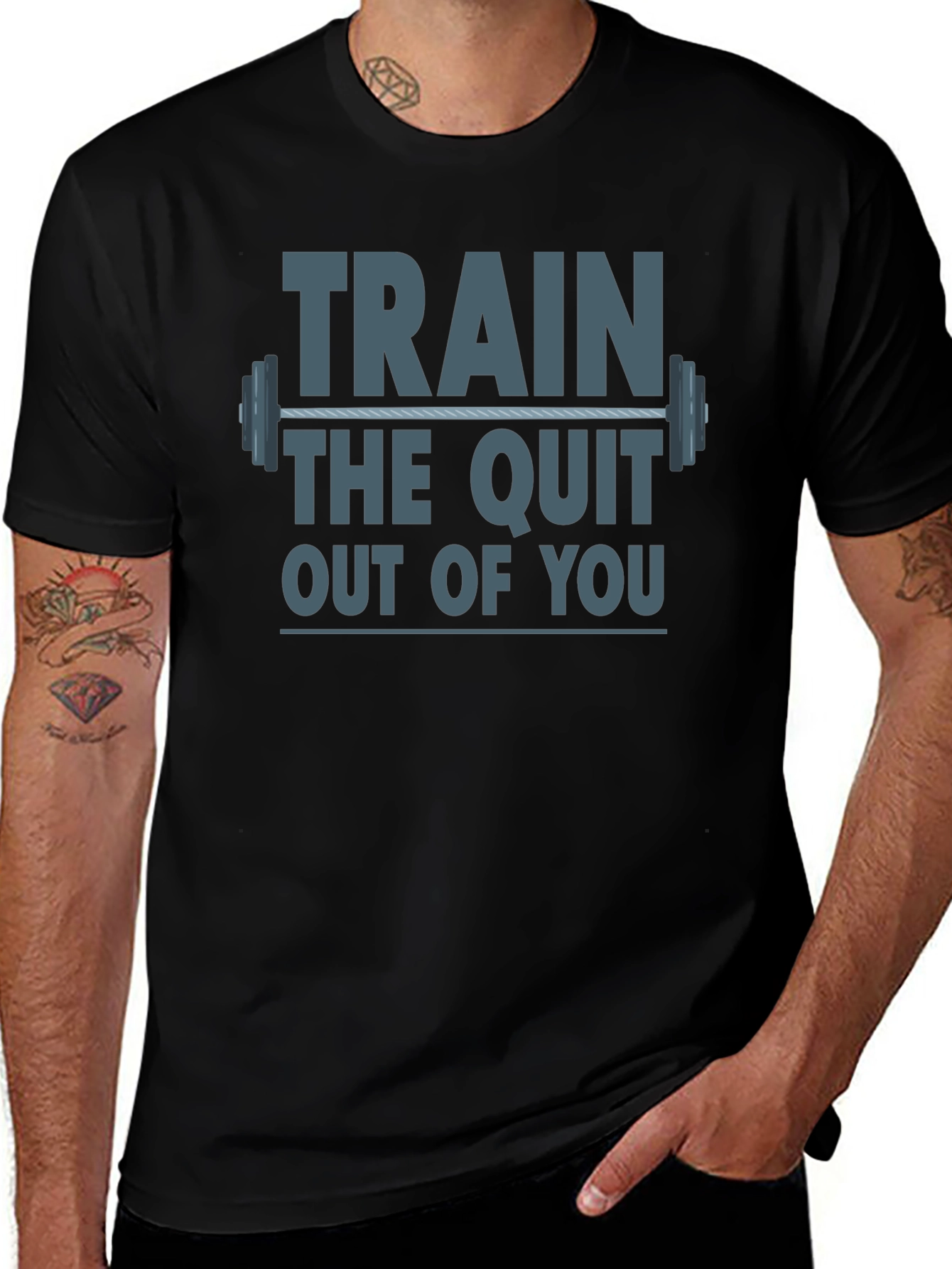 Train The Quit Out Of You Graphic T-Shirt