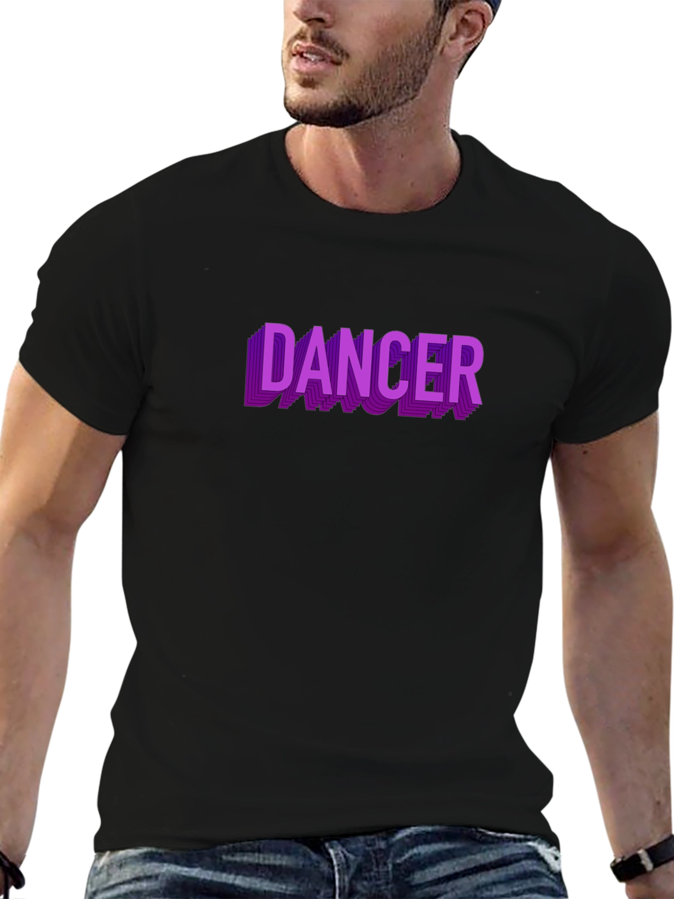 Dancer T-Shirt - Modern Purple Design
