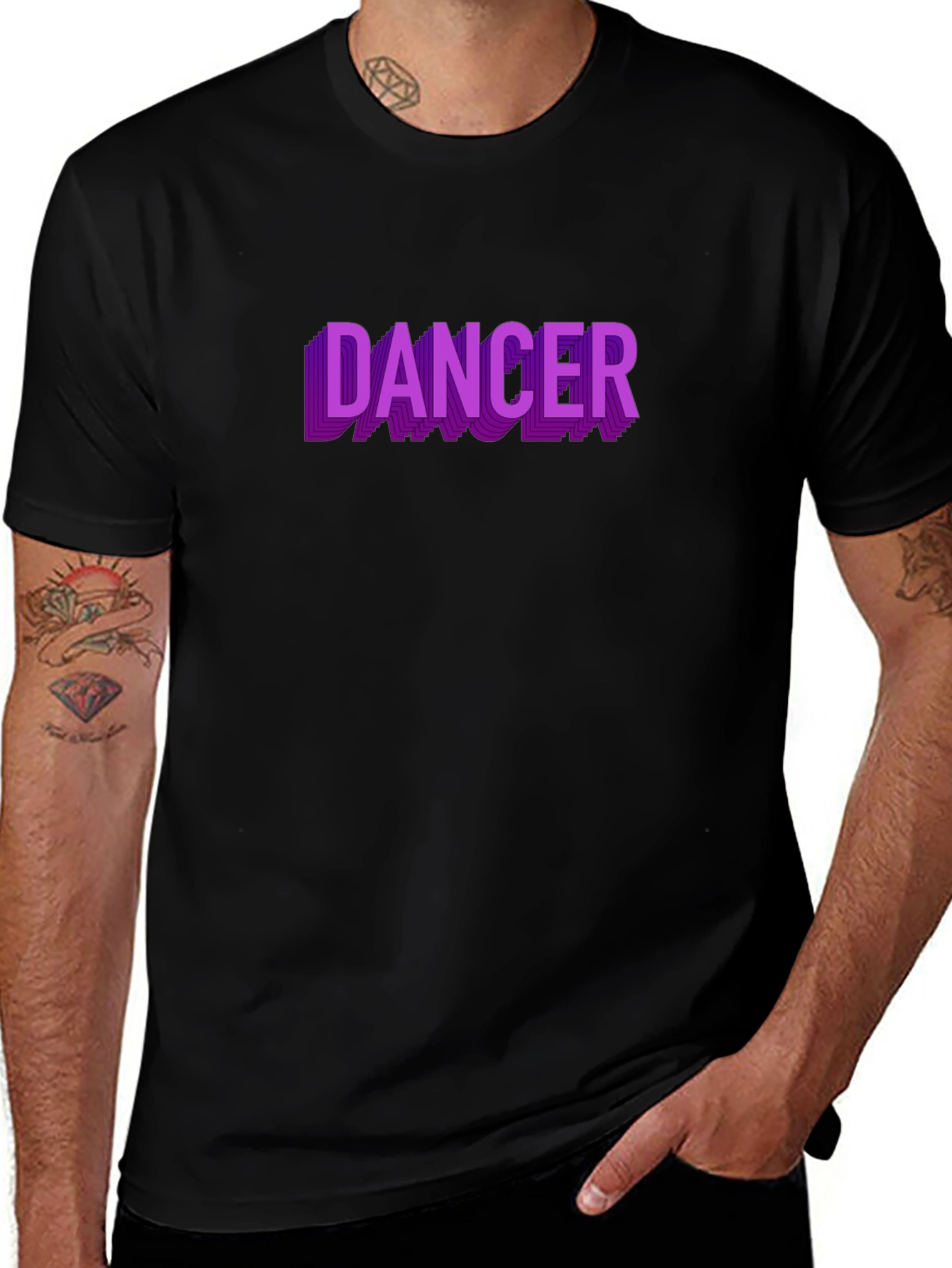 Dancer T-Shirt - Modern Purple Design