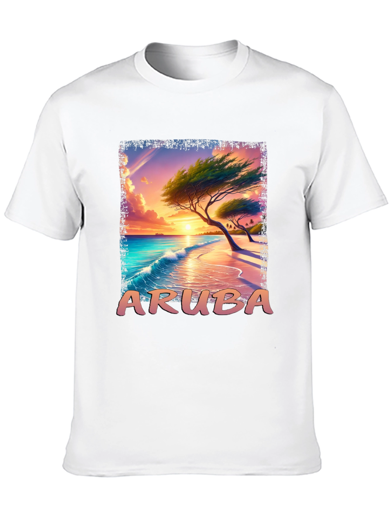 Aruba Sunset Graphic T-Shirt