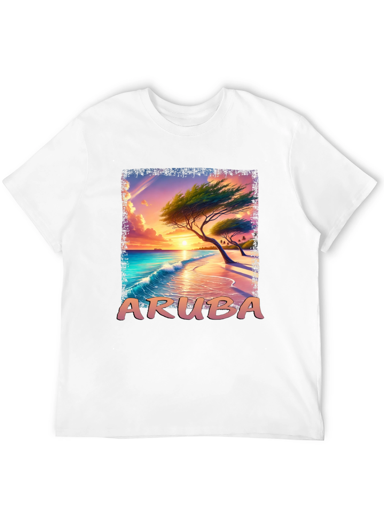 Aruba Sunset Graphic T-Shirt