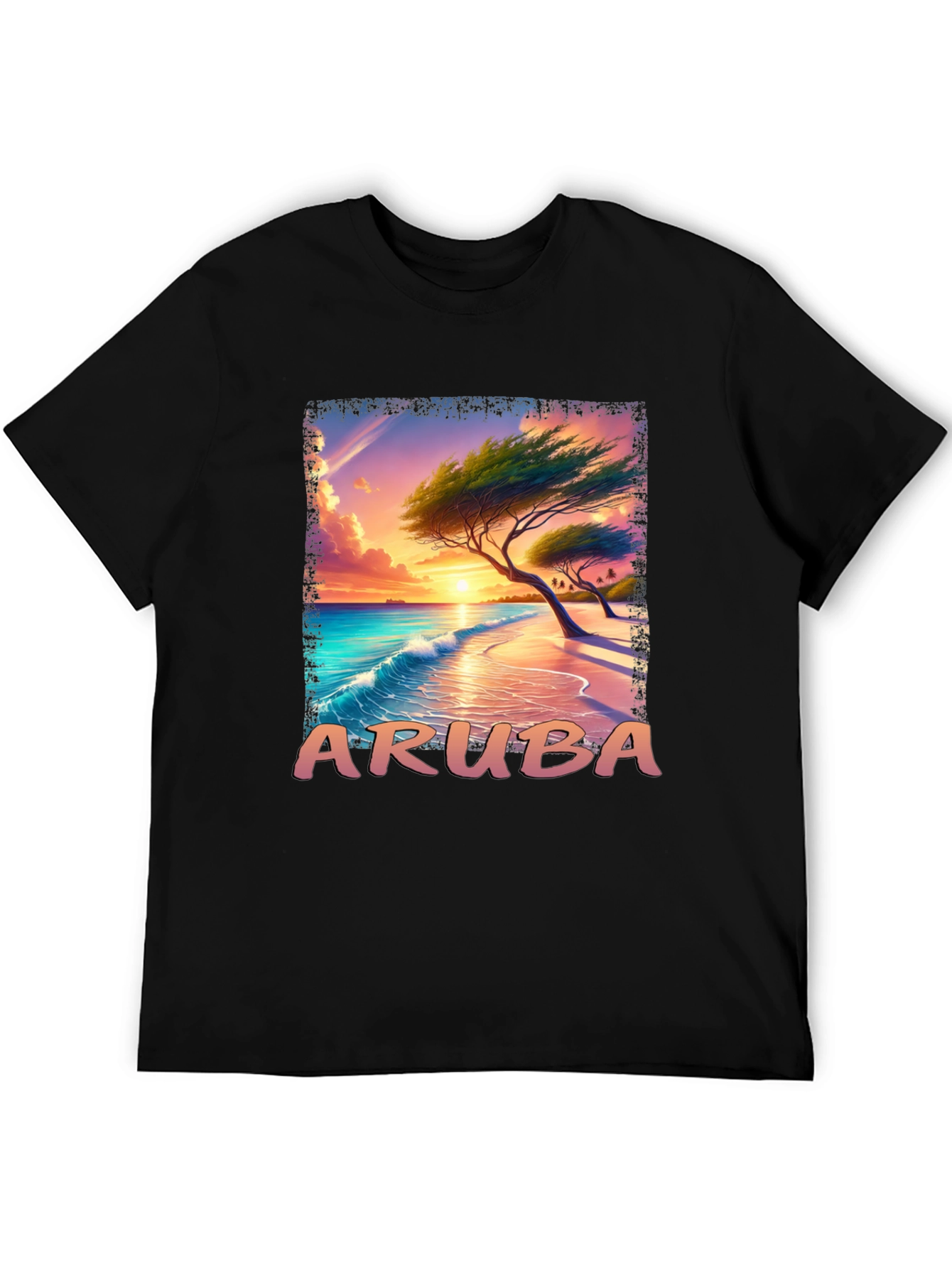Aruba Sunset Graphic T-Shirt