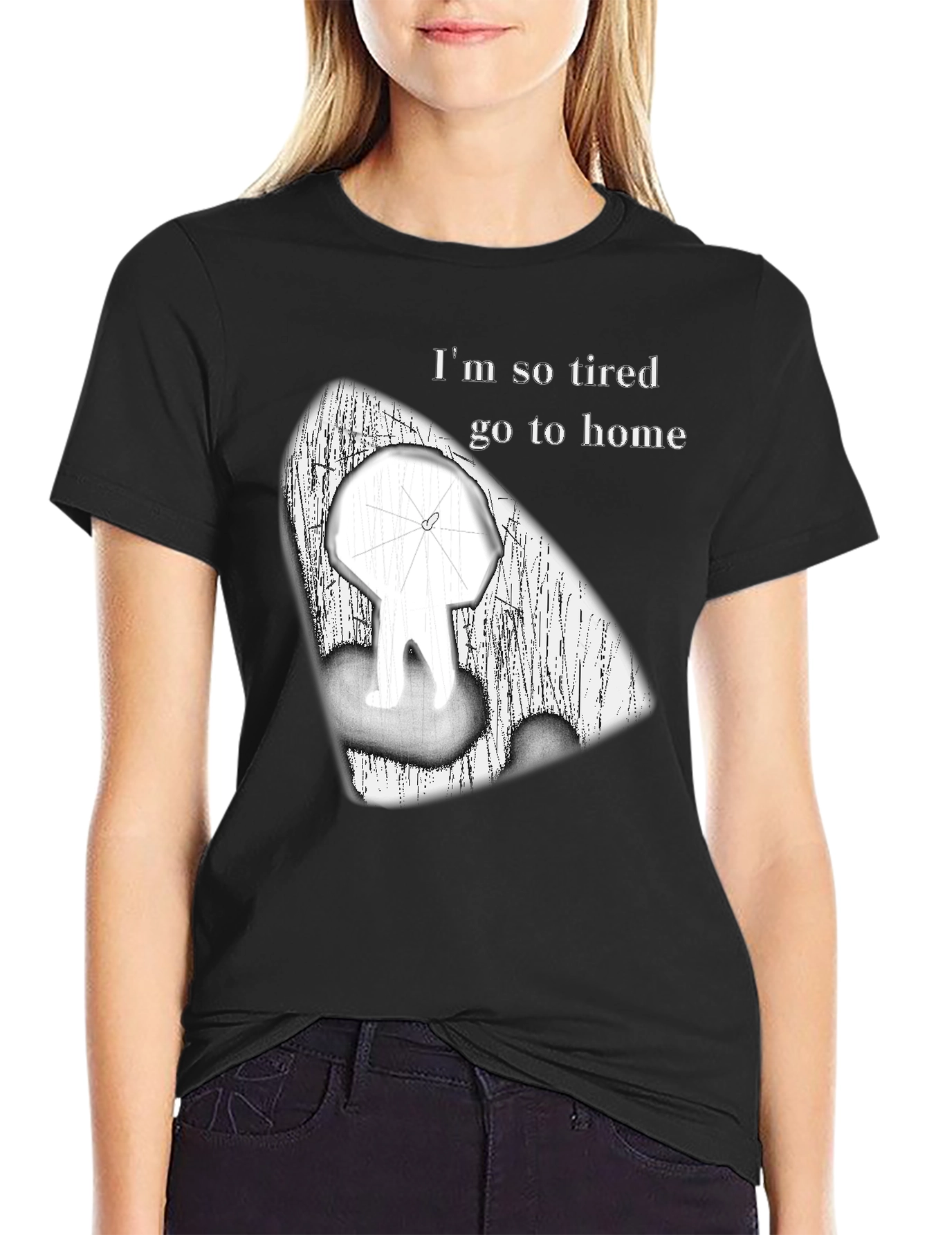 Tired Man Graphic T-Shirt
