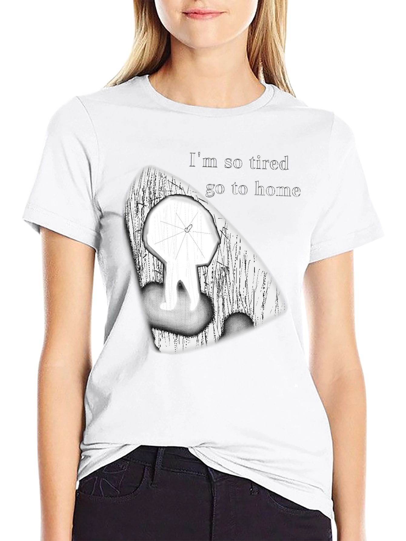 Tired Man Graphic T-Shirt
