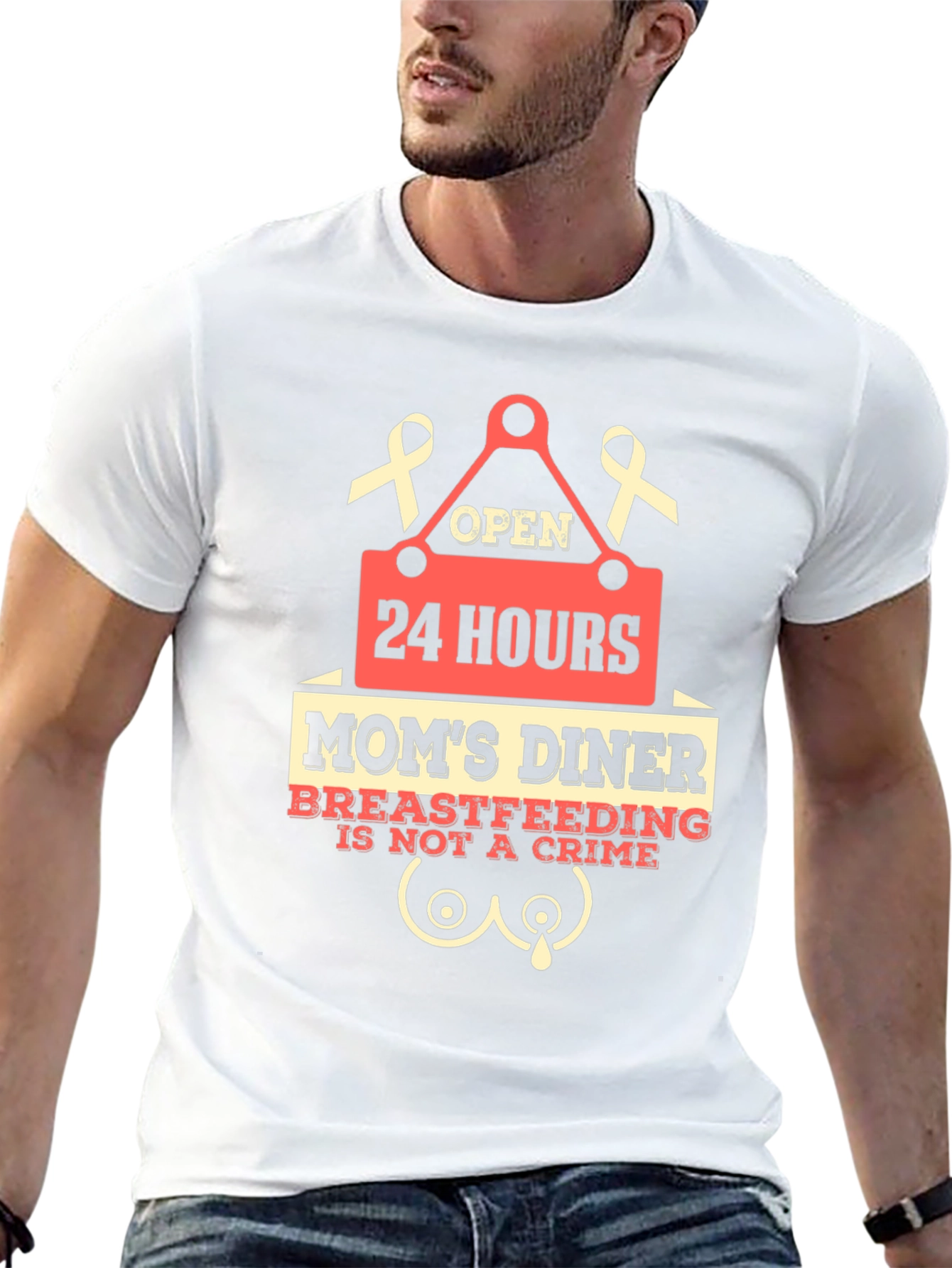 Moms Diner Breastfeeding T-Shirt
