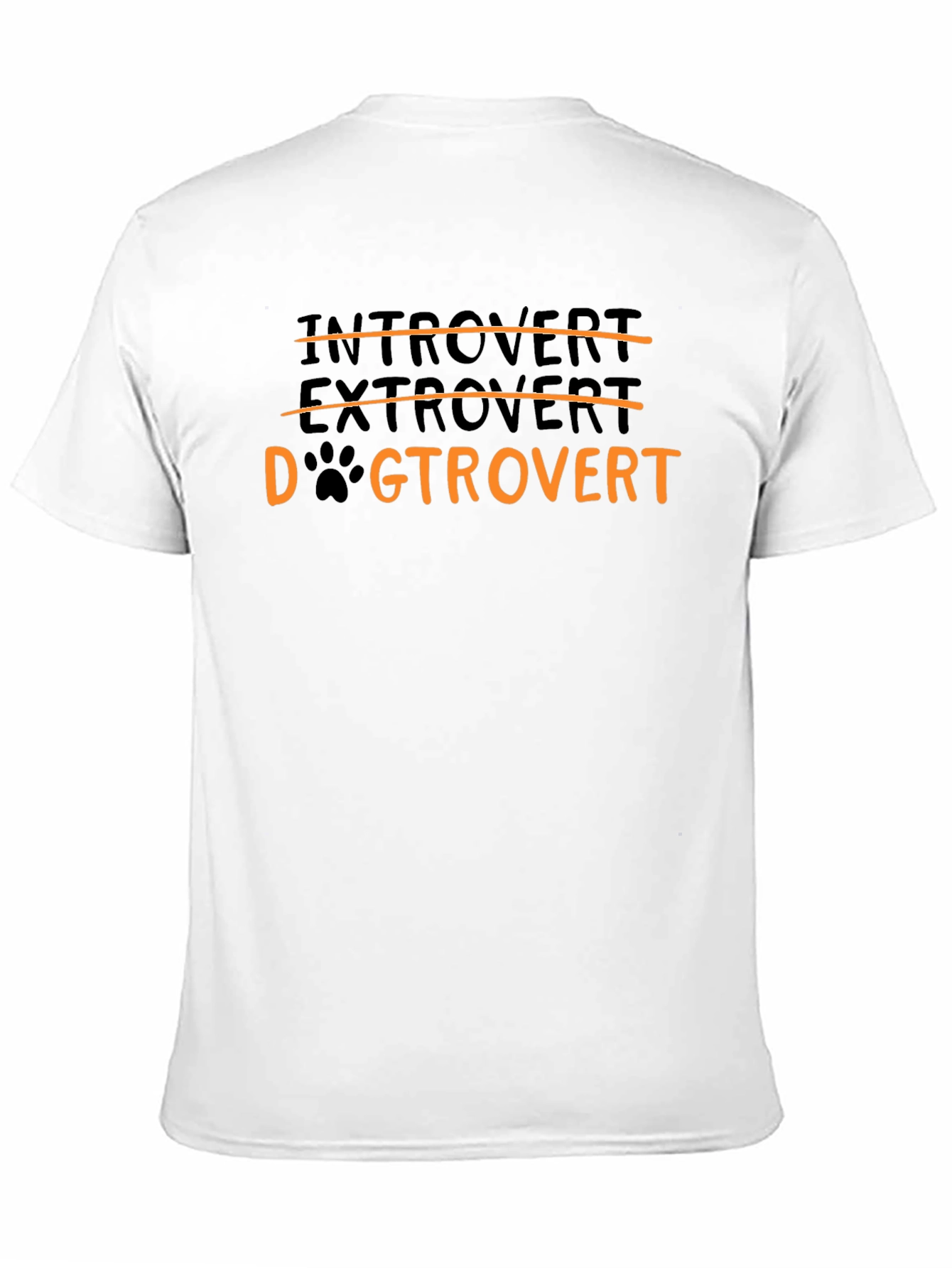 Dogtrovert T-Shirt - Introvert Extrovert Funny Pet Lover Tee