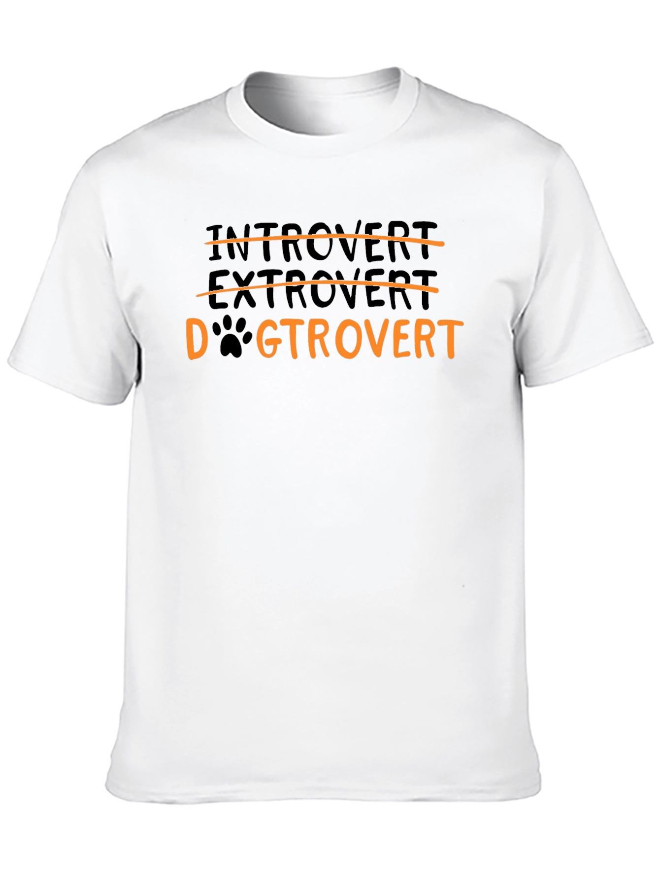 Dogtrovert T-Shirt - Introvert Extrovert Funny Pet Lover Tee