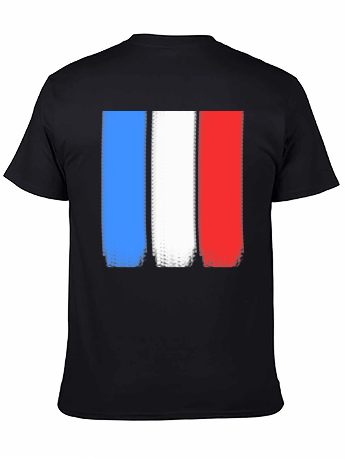 French Flag T-Shirt - Distressed Graphic Tee