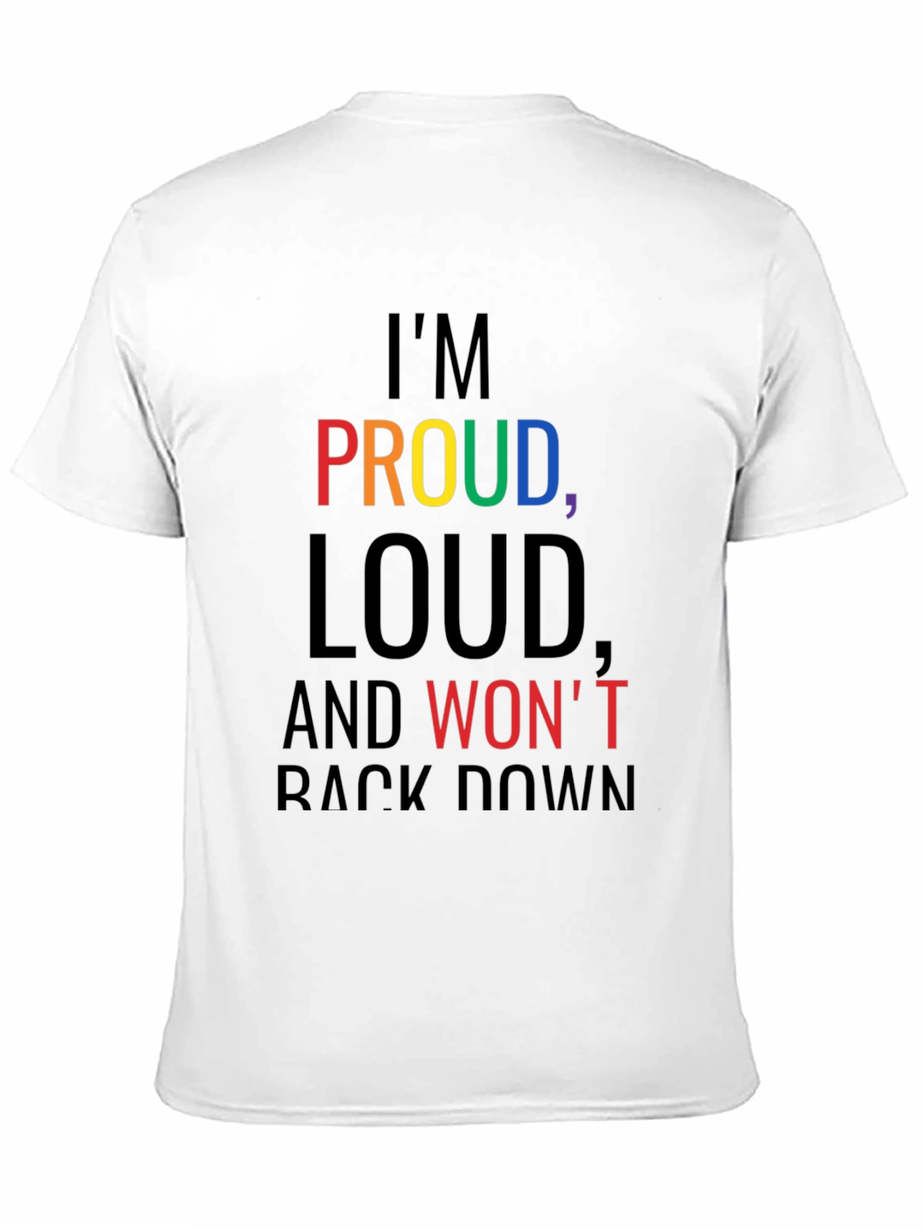 Proud Loud Graphic Tee - Black