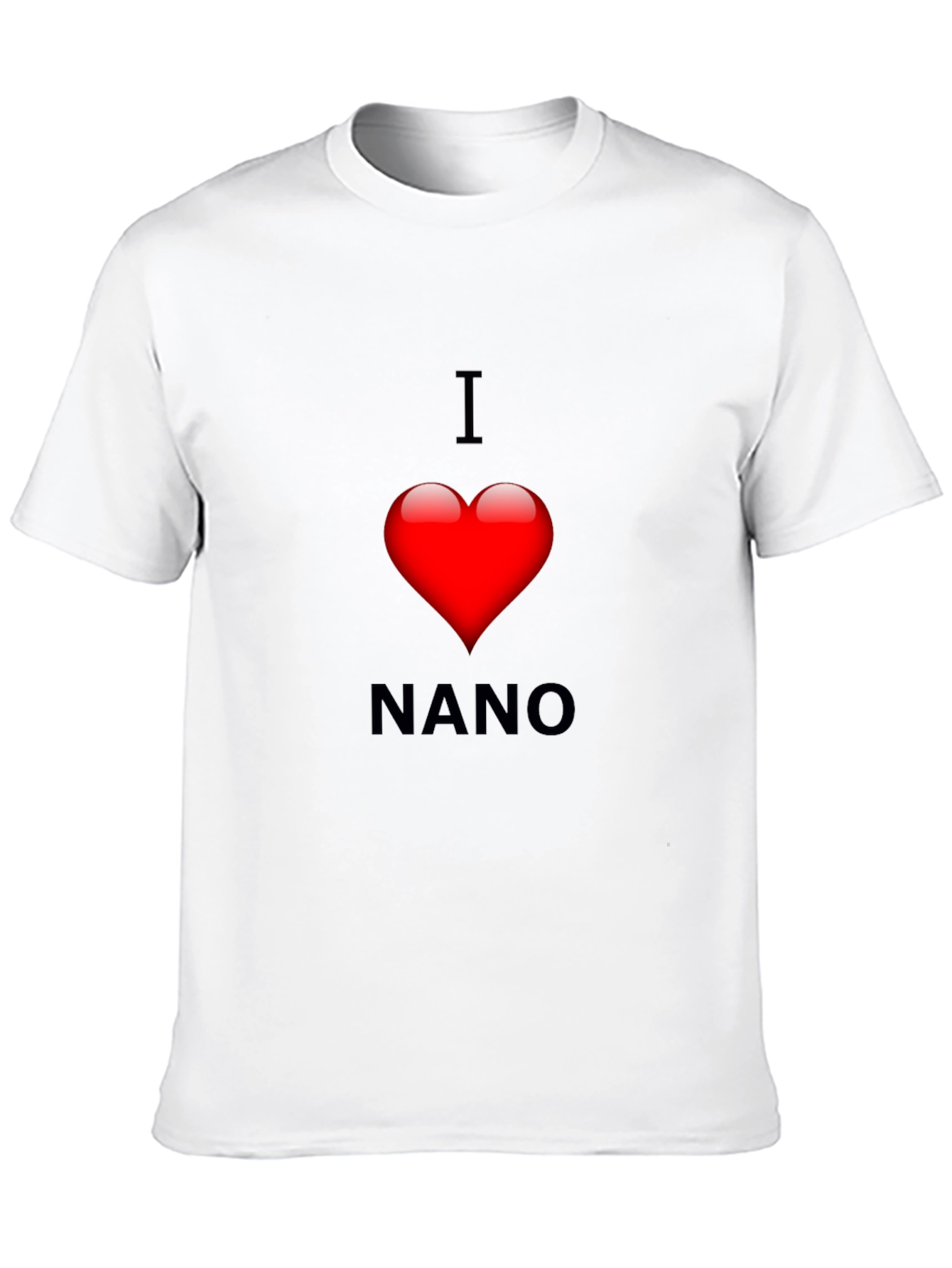 I Heart Nano Black Tee - Love Cryptocurrency T-Shirt