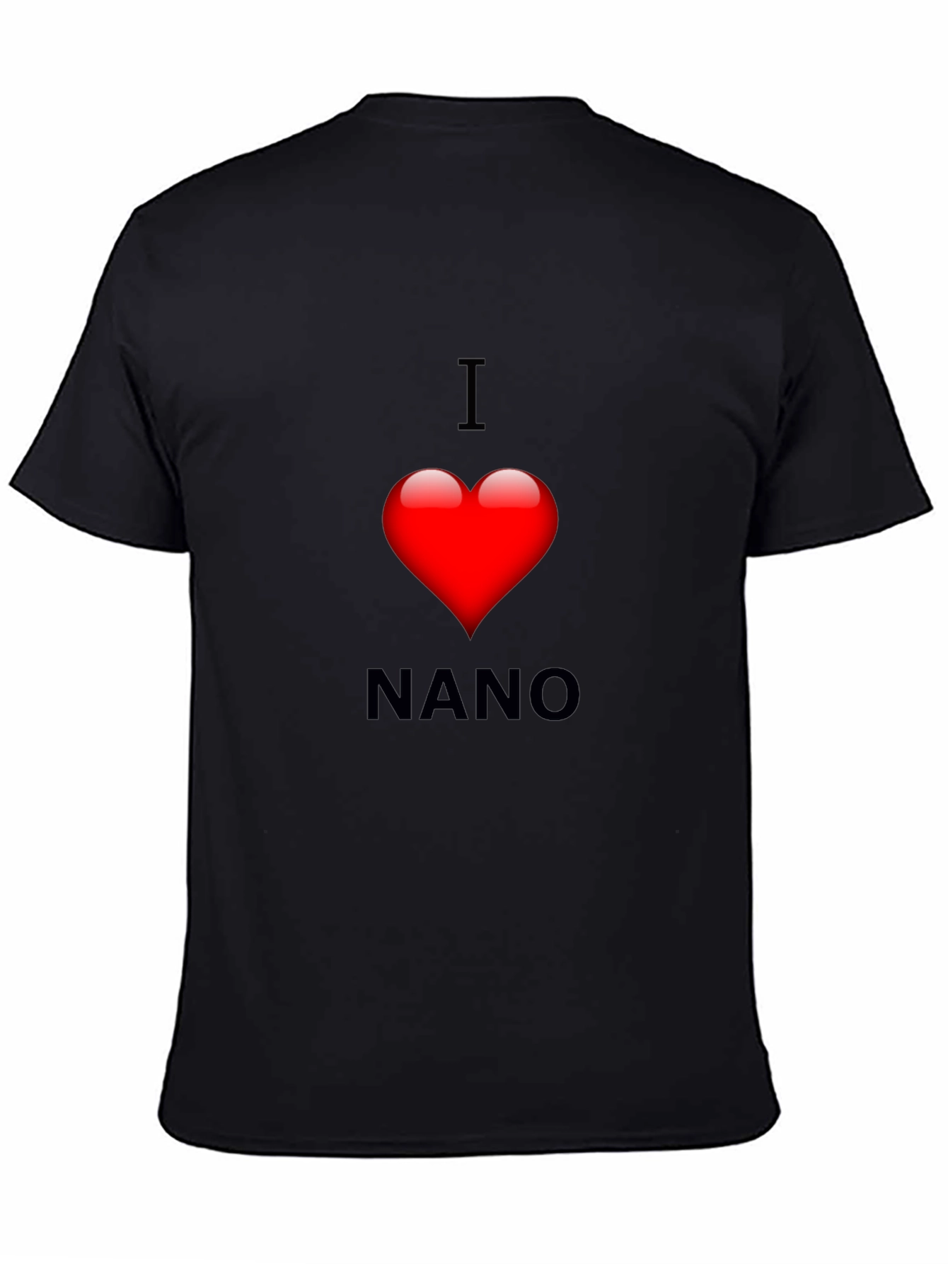 I Heart Nano Black Tee - Love Cryptocurrency T-Shirt