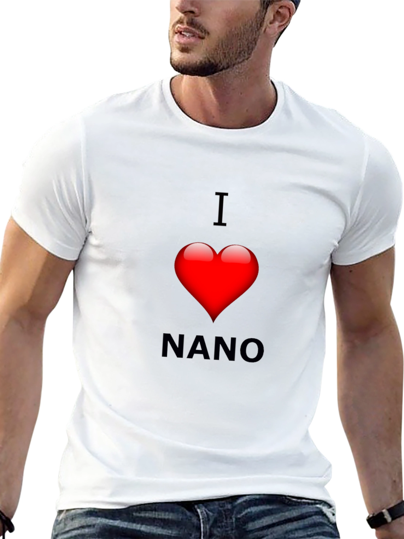 I Heart Nano Black Tee - Love Cryptocurrency T-Shirt