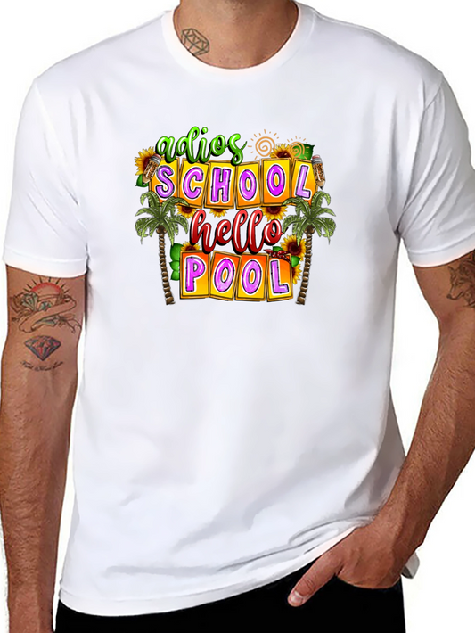 Adios School Hello Pool T-Shirt