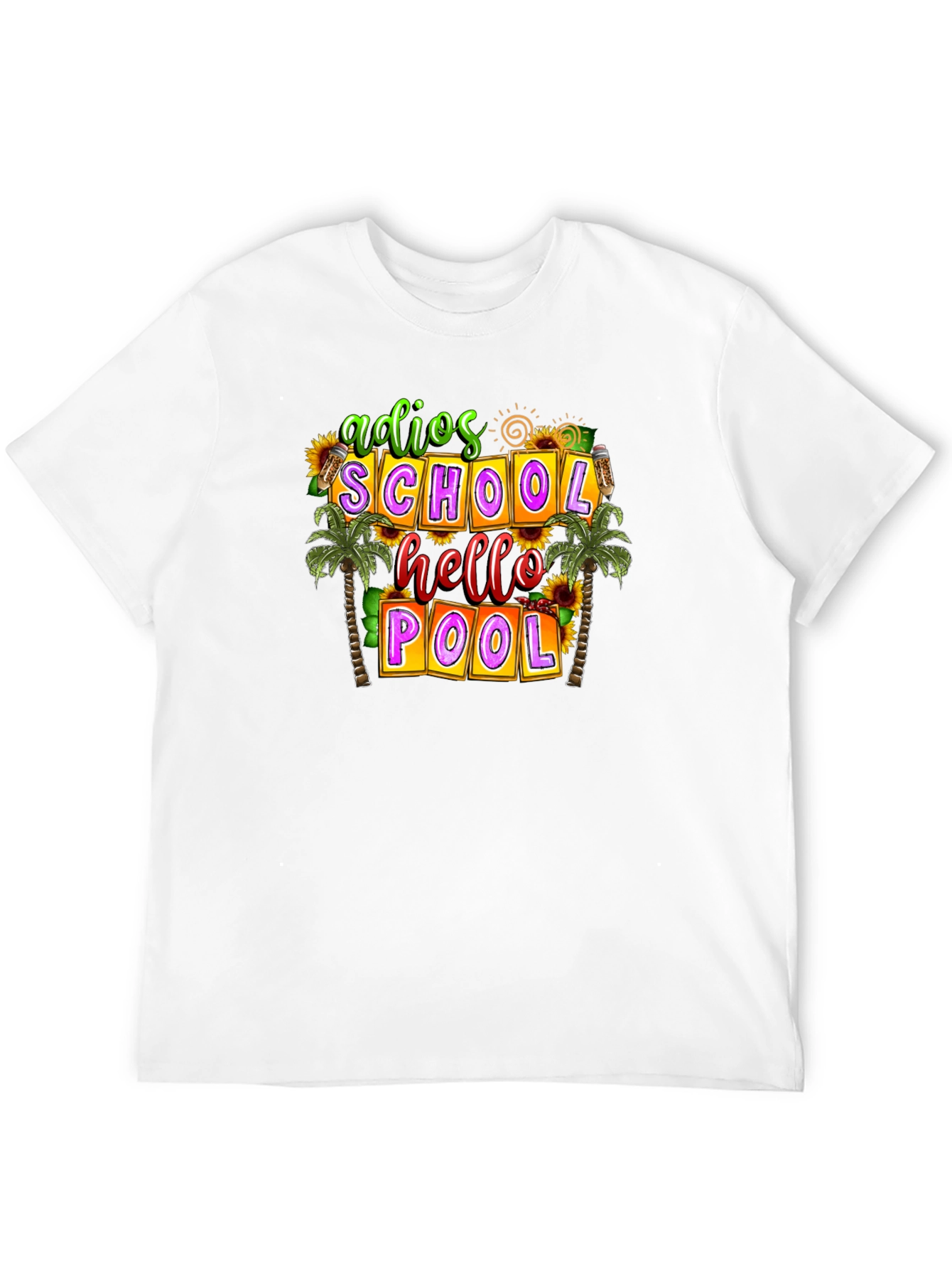 Adios School Hello Pool T-Shirt