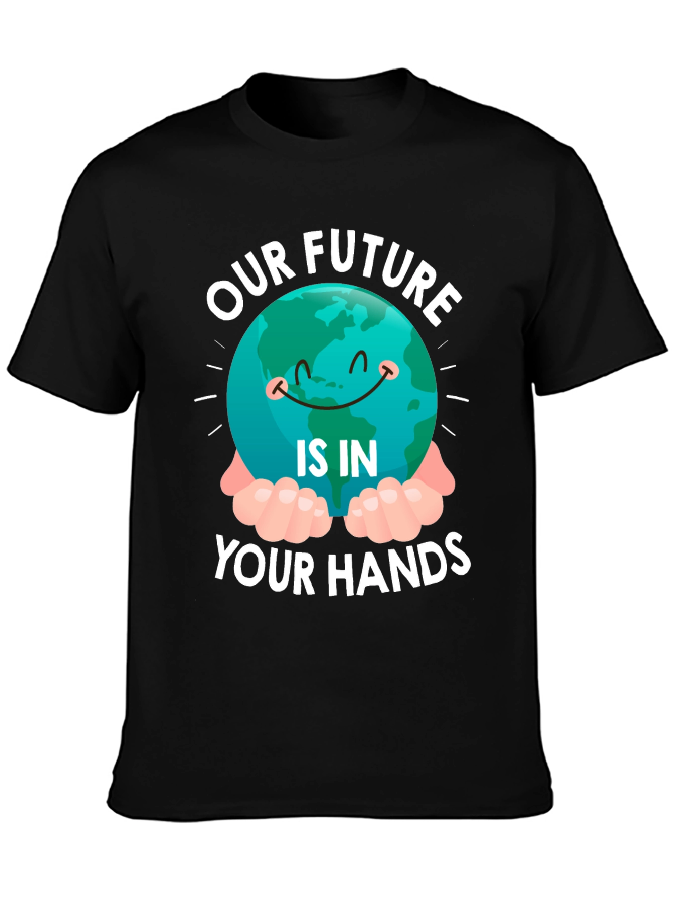 Our Future Is In Your Hands Earth Graphic Tee