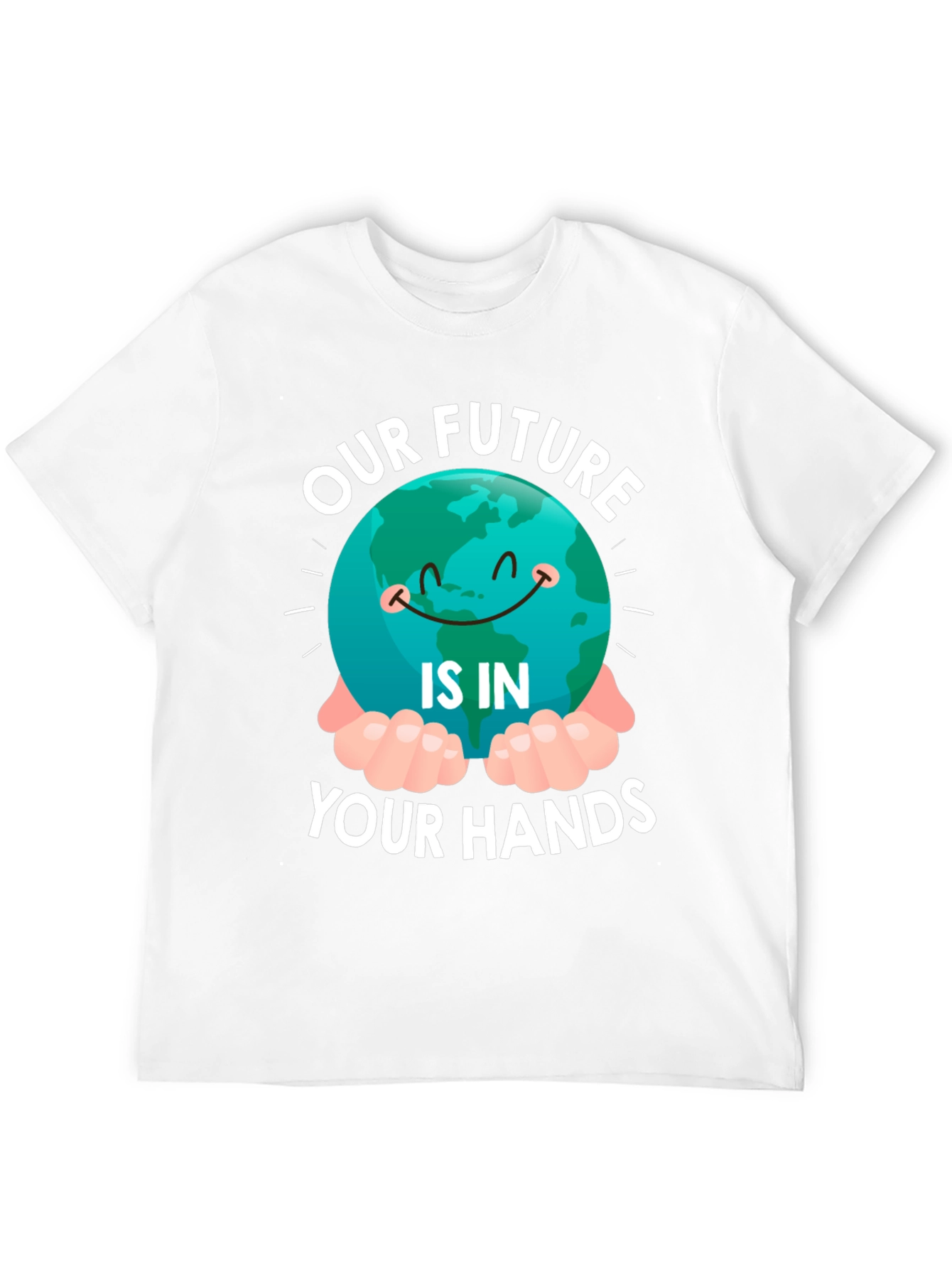 Our Future Is In Your Hands Earth Graphic Tee