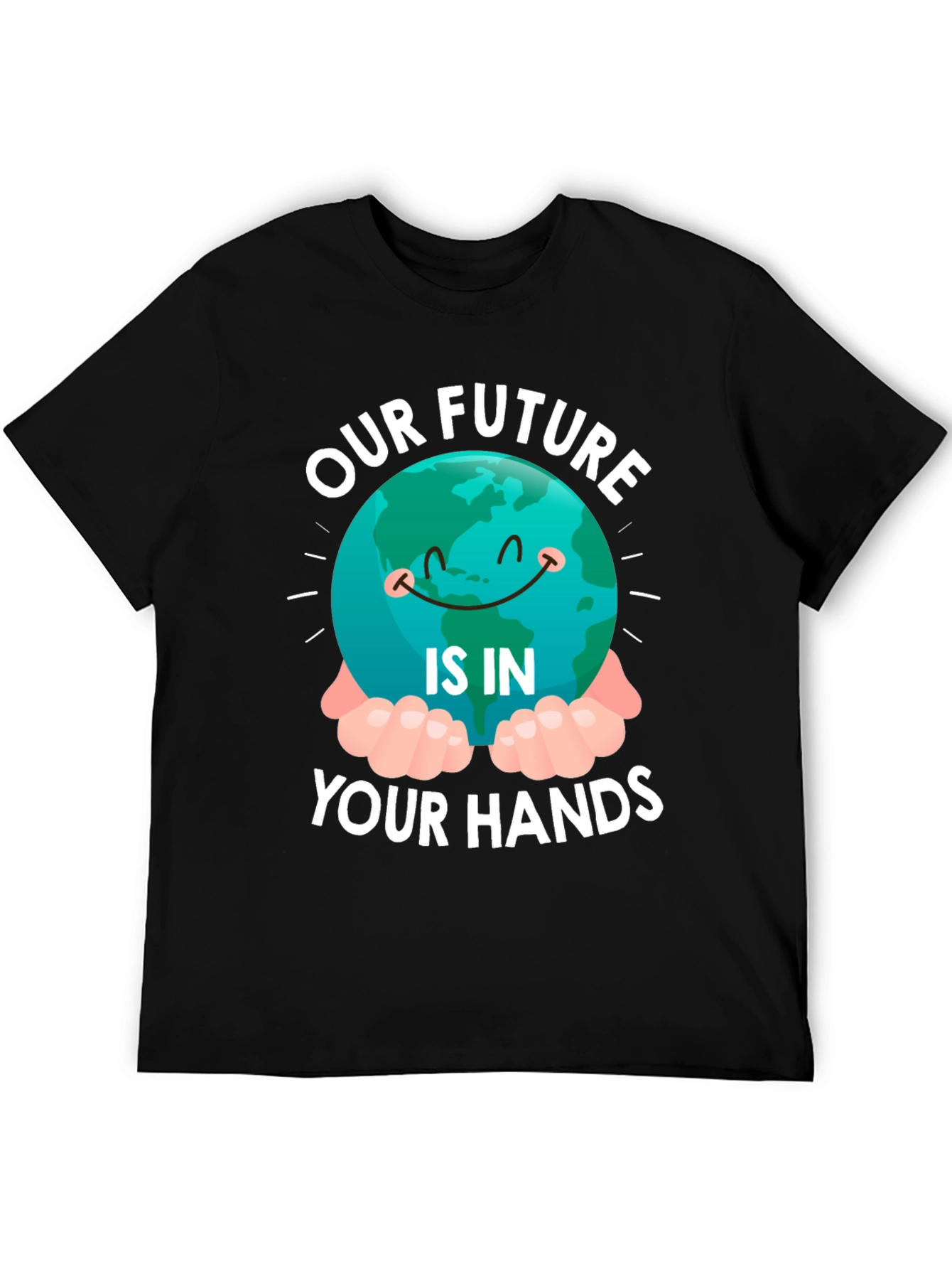 Our Future Is In Your Hands Earth Graphic Tee