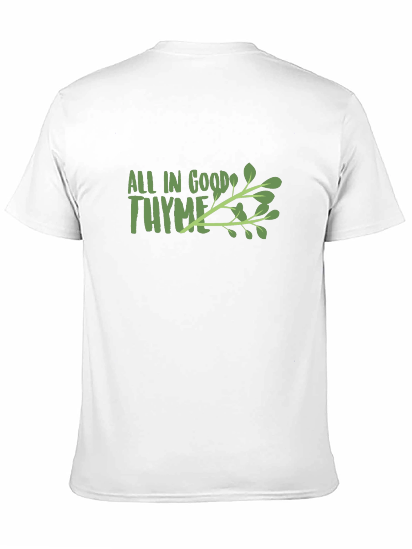 All in Good Thyme Black Graphic Tee