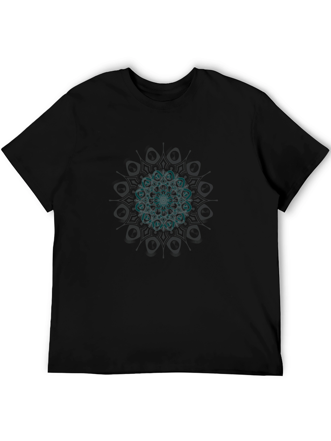 Black Mandala Graphic T-Shirt