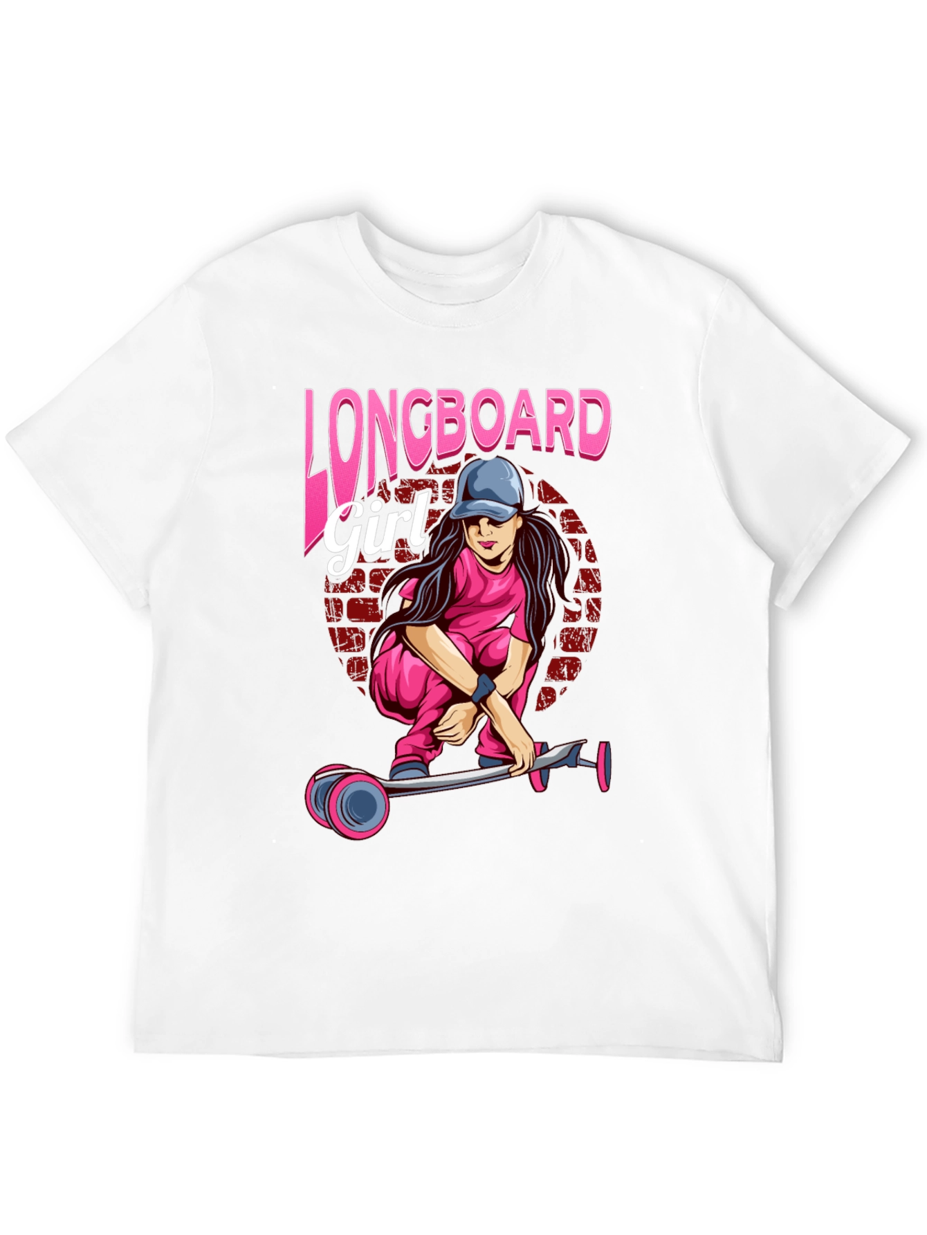 Longboard Girl Black T-Shirt