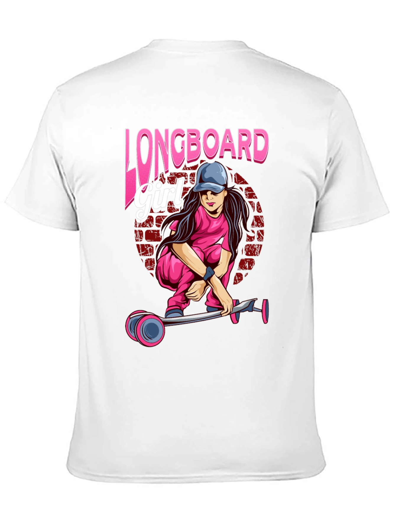 Longboard Girl Black T-Shirt