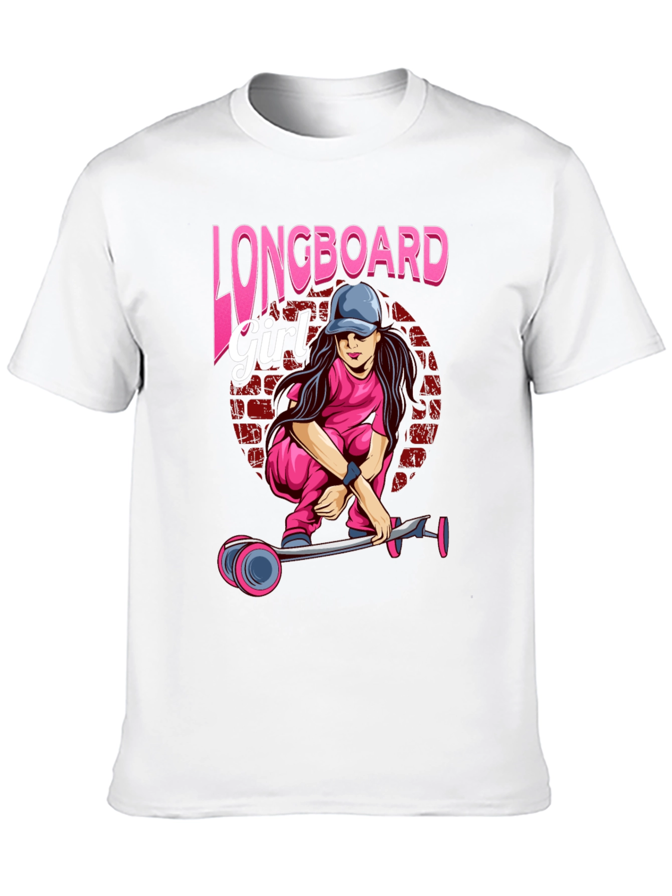 Longboard Girl Black T-Shirt