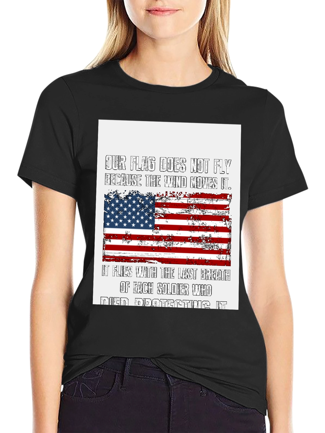 Patriotic American Flag T-Shirt