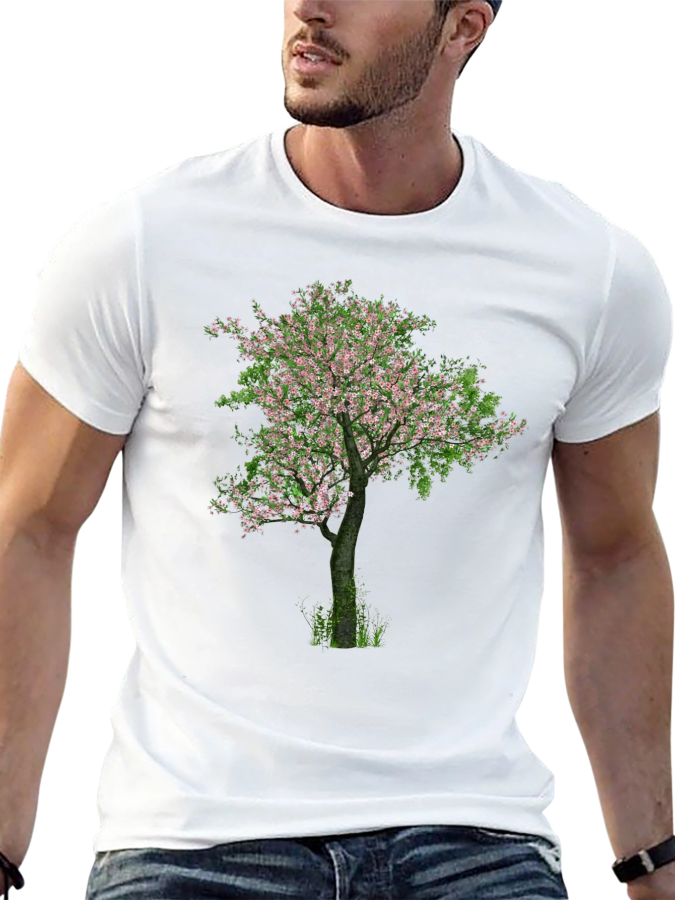 Blossom Tree Black T-Shirt