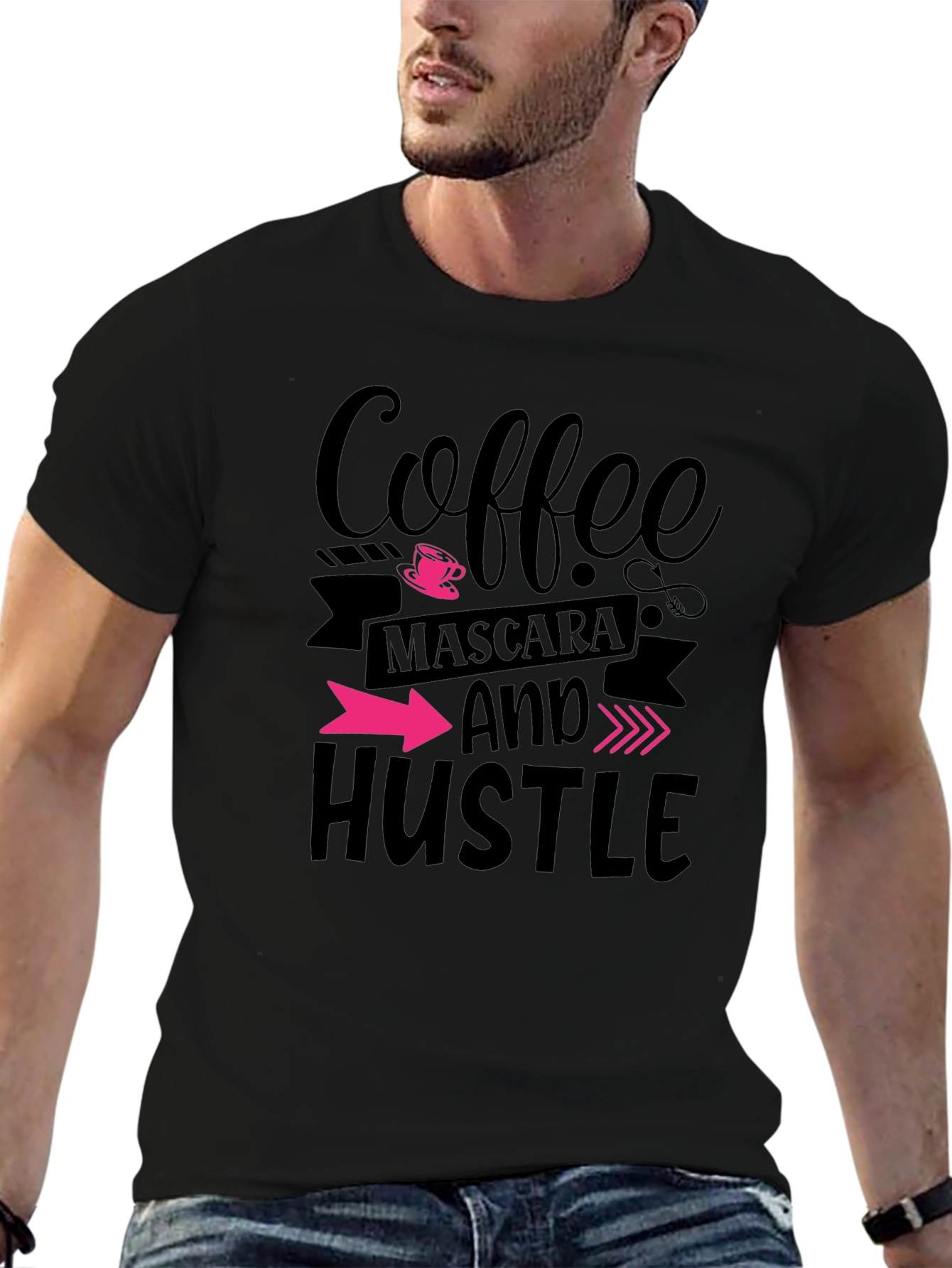 Coffee Mascara Hustle T-Shirt