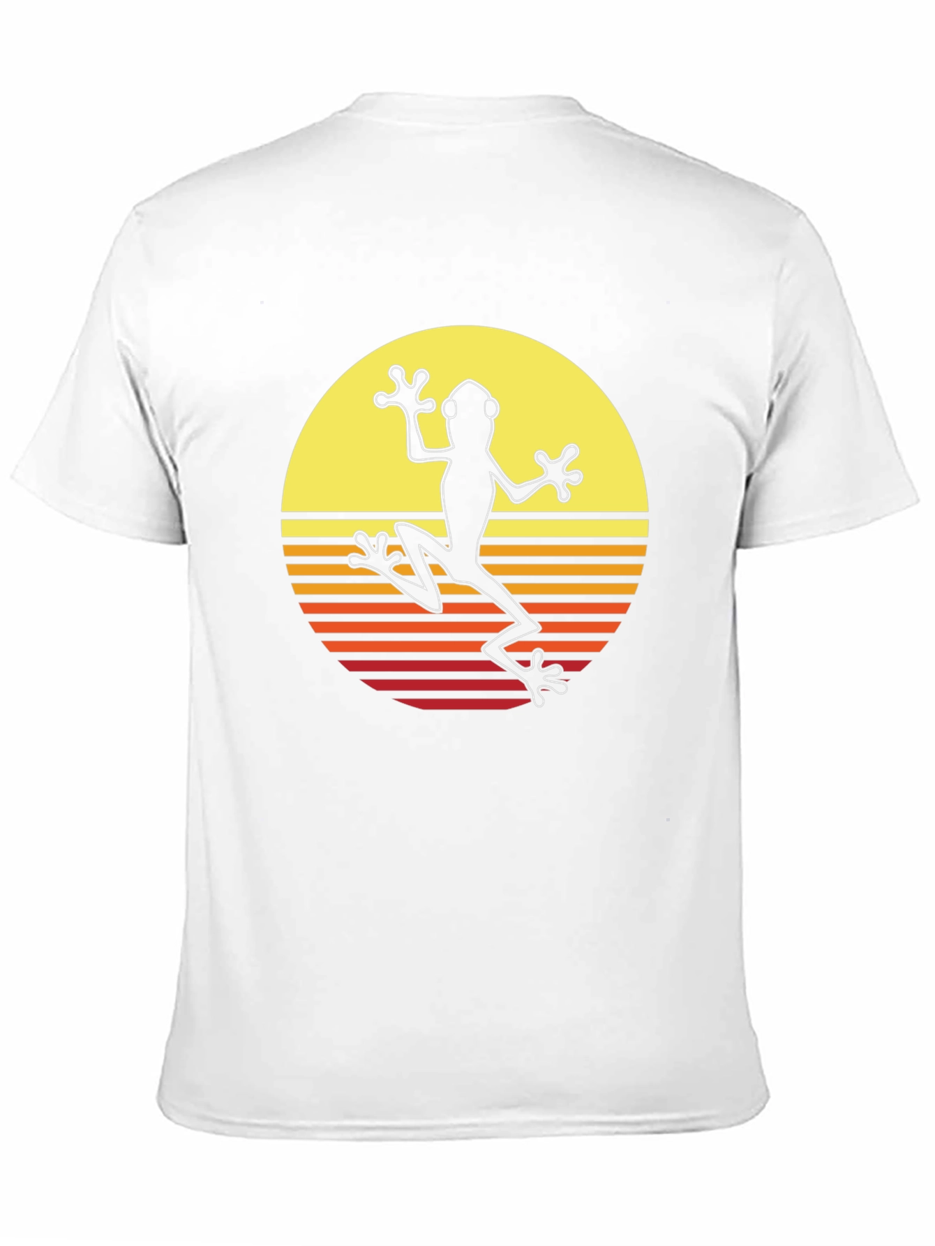 Retro Frog Graphic Tee - Mens Black T-Shirt