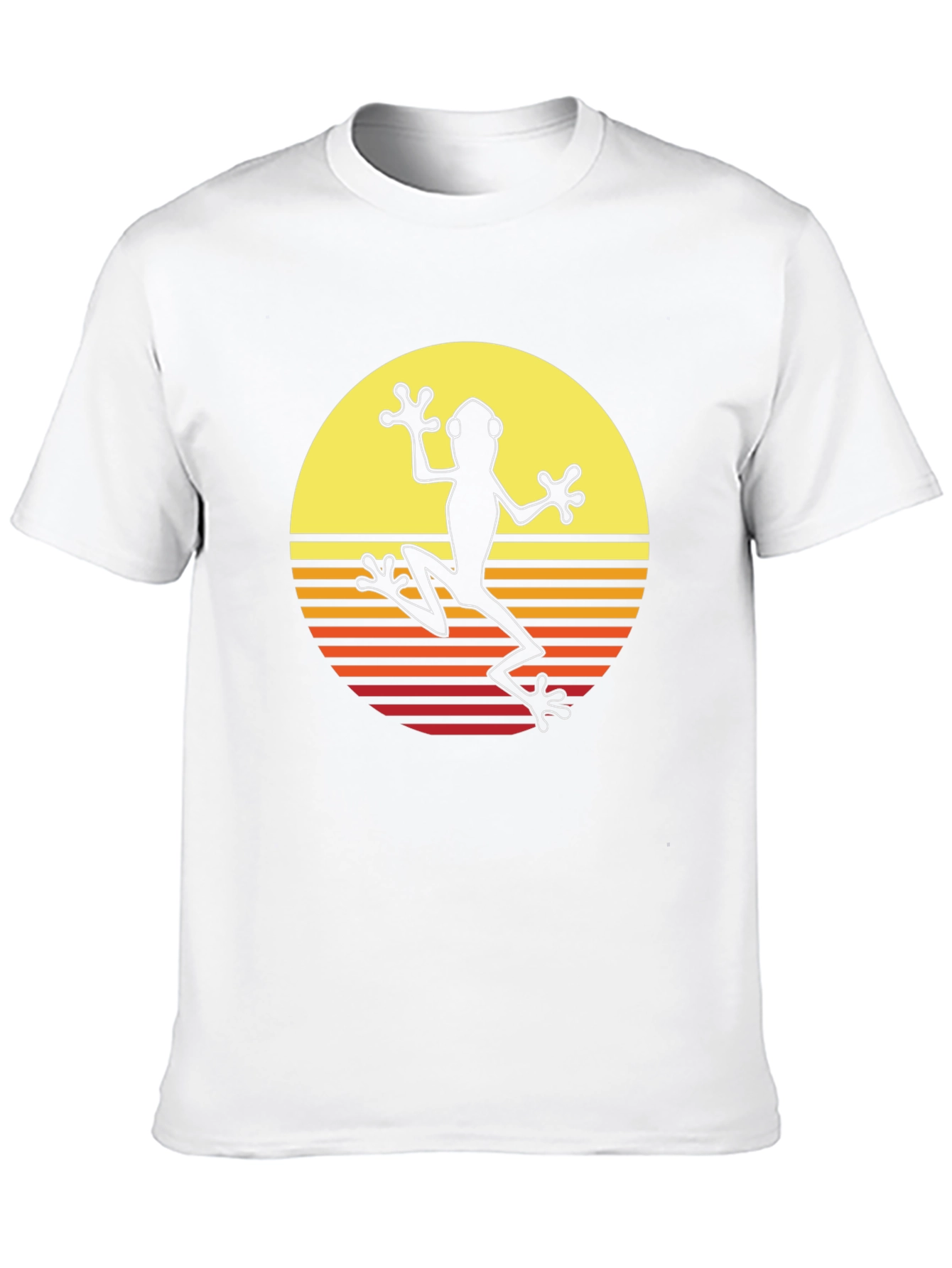 Retro Frog Graphic Tee - Mens Black T-Shirt