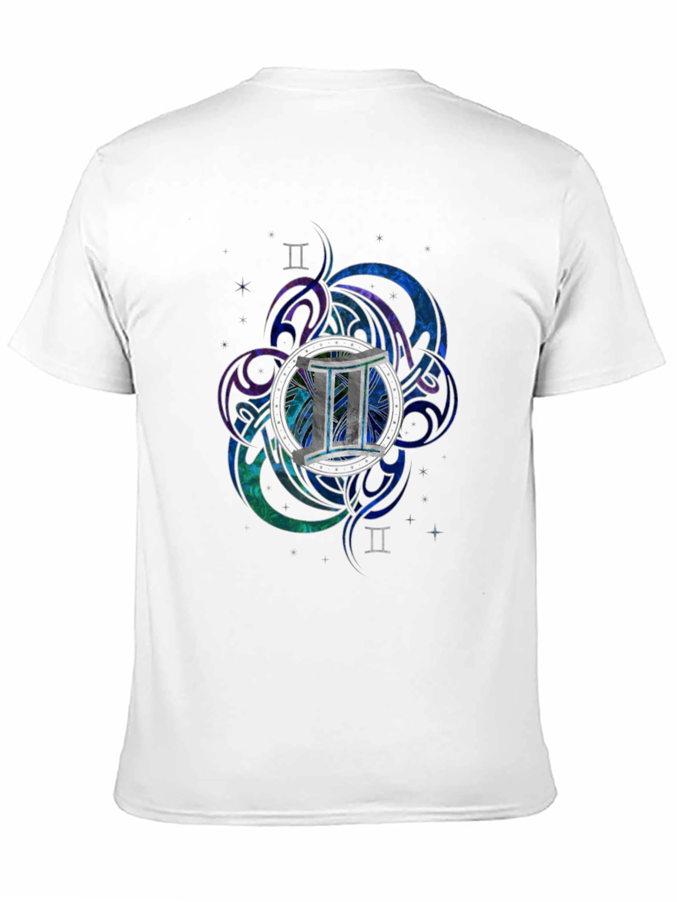 Gemini Zodiac T-Shirt - Celestial Astrology Tee