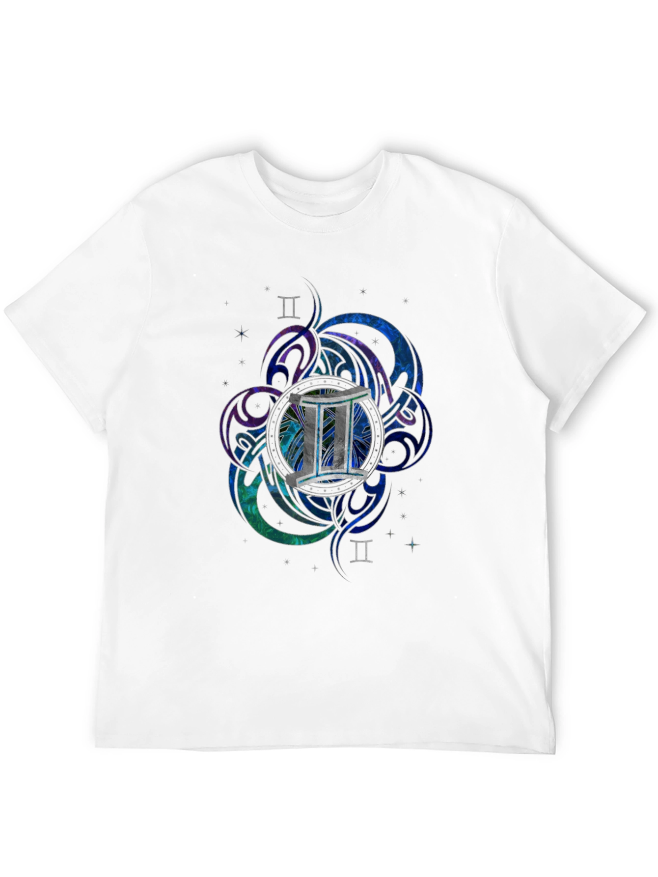 Gemini Zodiac T-Shirt - Celestial Astrology Tee
