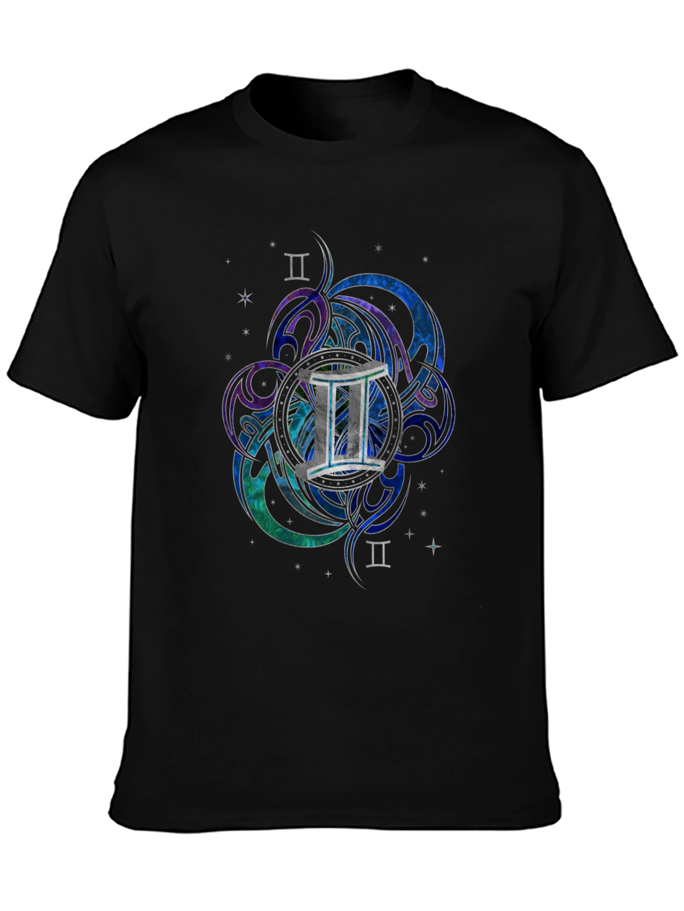 Gemini Zodiac T-Shirt - Celestial Astrology Tee